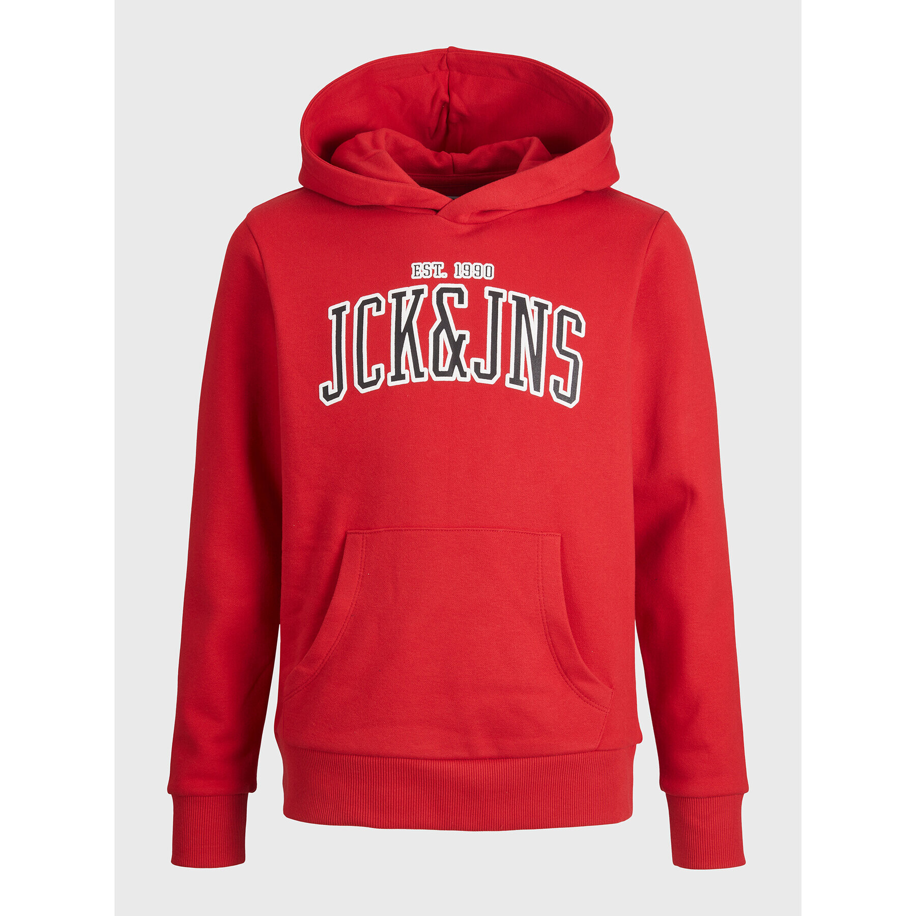 Jack&Jones Junior Pulóver Cemb 12213292 Piros Regular Fit - Pepit.hu