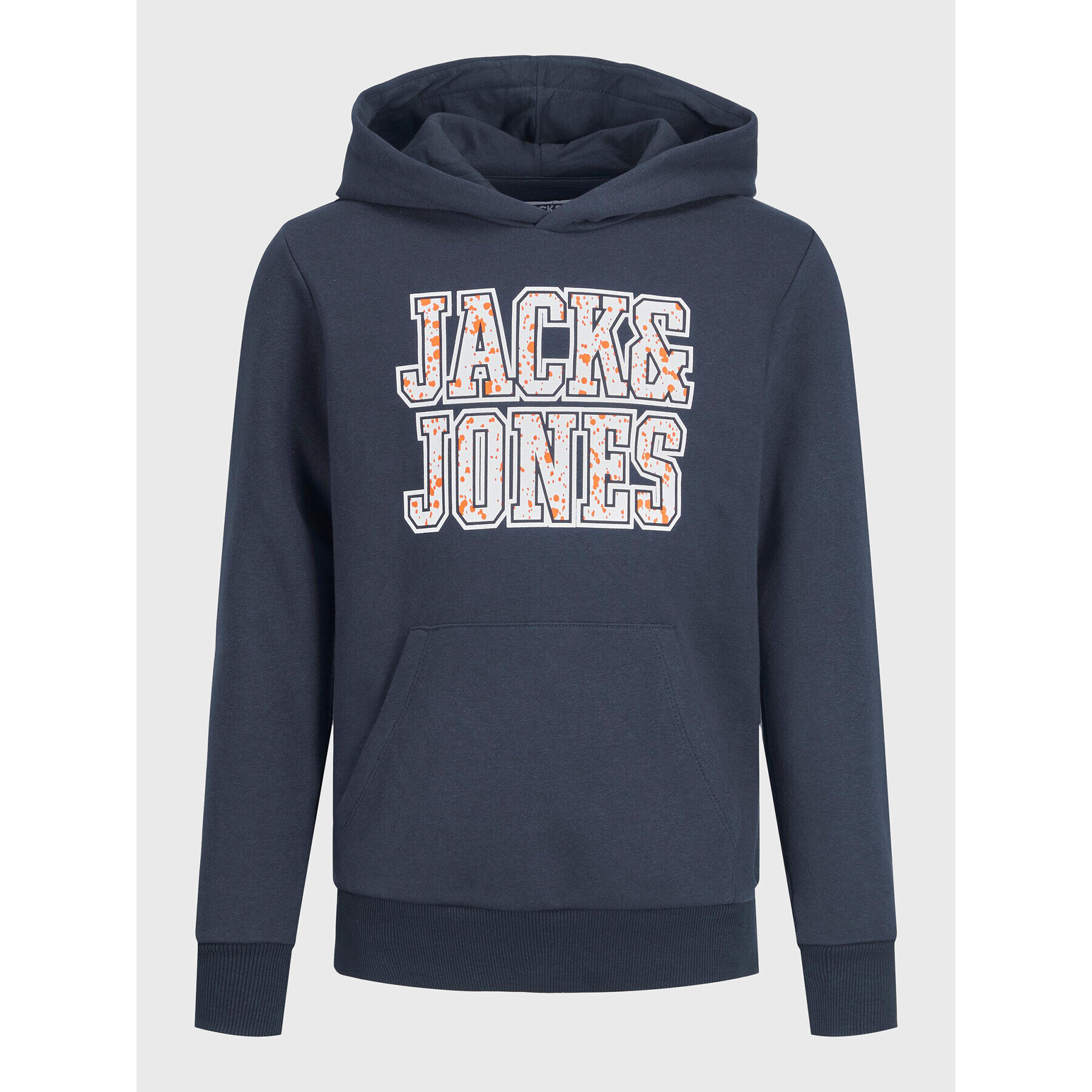 Jack&Jones Junior Pulóver Neon 12213374 Sötétkék Regular Fit - Pepit.hu