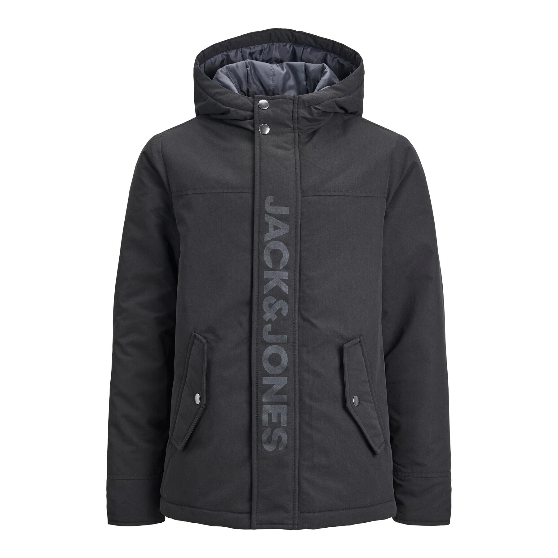 Jack&Jones Junior Télikabát 12237517 Fekete Regular Fit - Pepit.hu