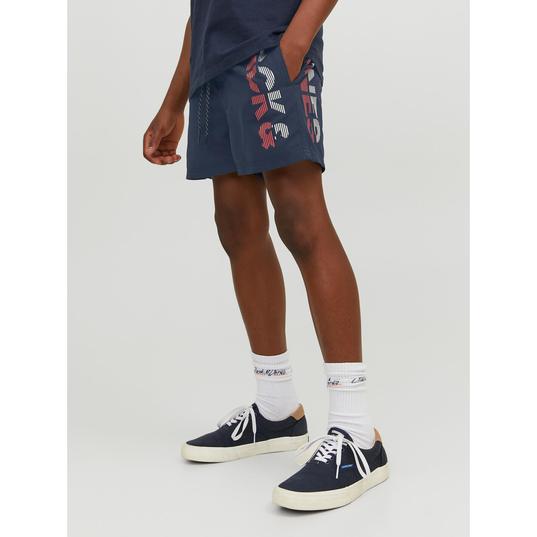 Jack&Jones Junior Úszónadrág 12226262 Sötétkék Regular Fit - Pepit.hu