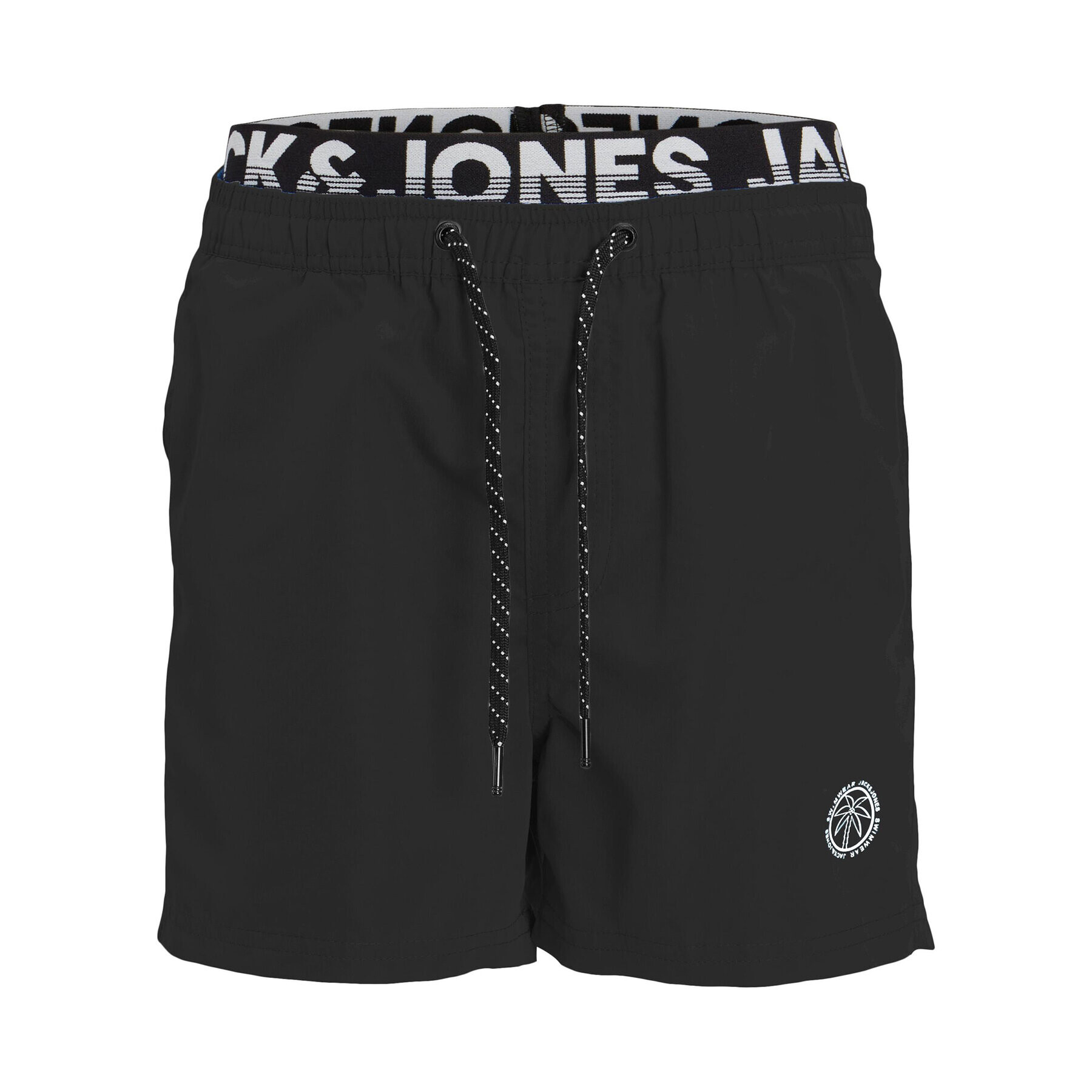 Jack&Jones Junior Úszónadrág 12228535 Fekete Regular Fit - Pepit.hu