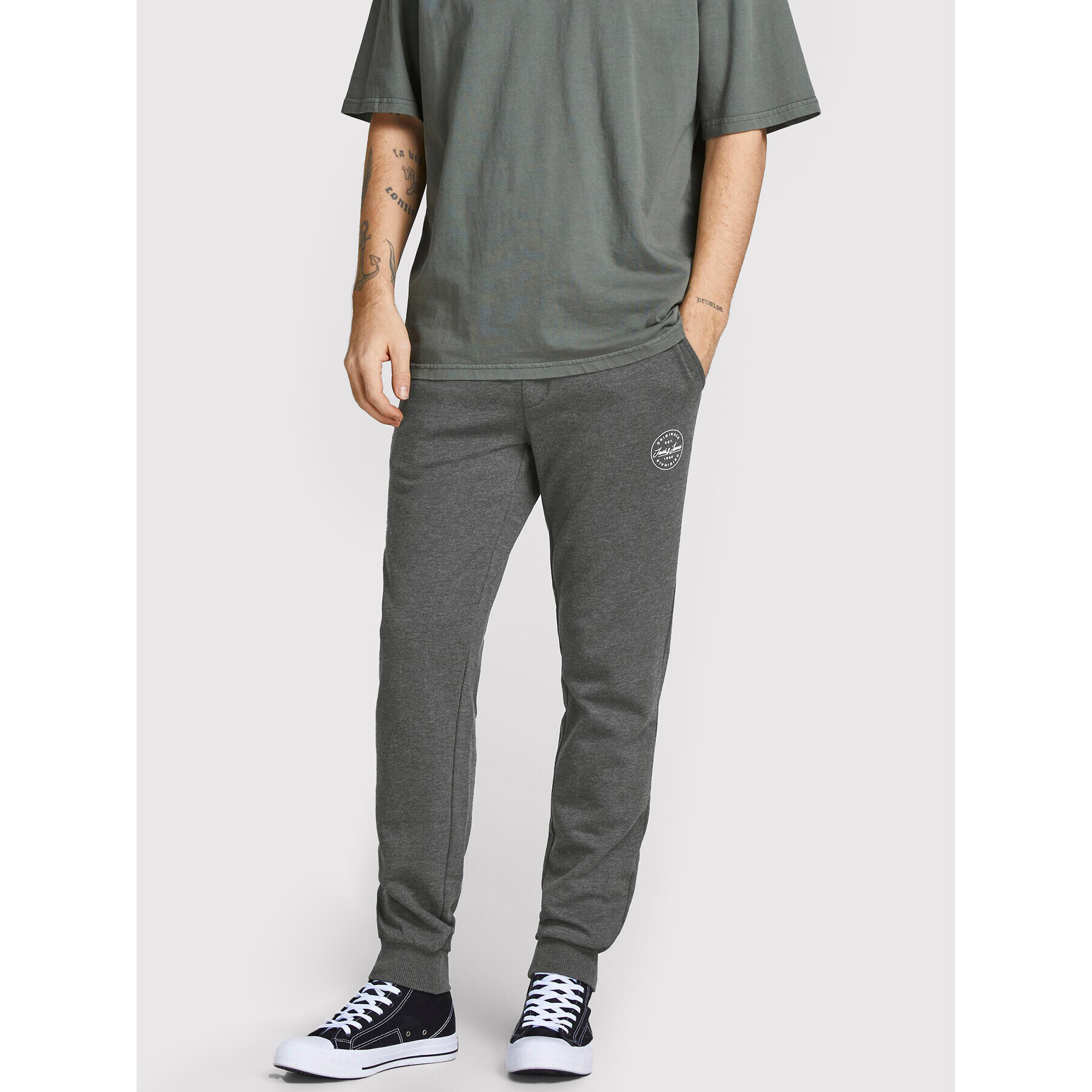 Jack&Jones Melegítő alsó Gordon 12165322 Szürke Regular Fit - Pepit.hu