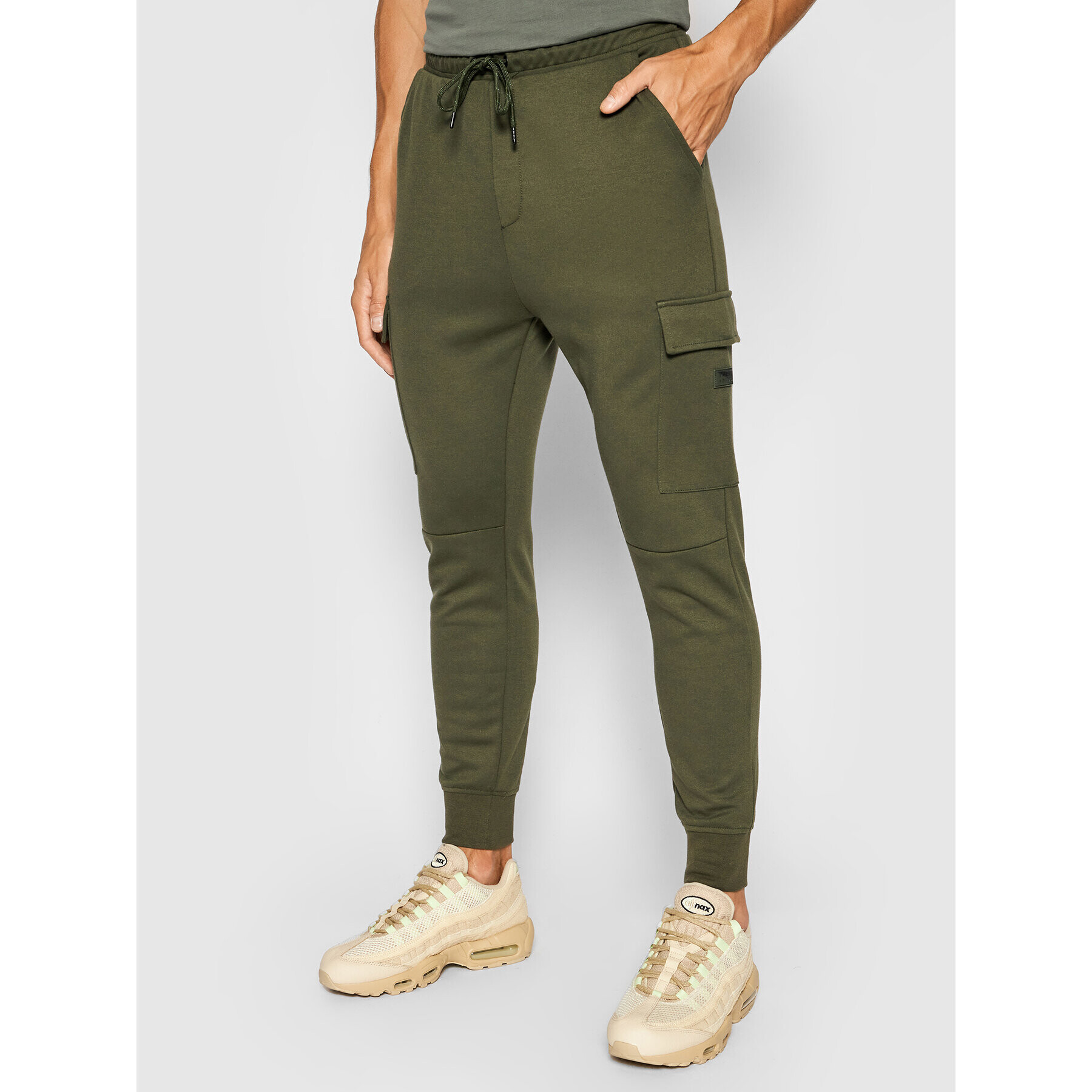 Jack&Jones Melegítő alsó Gordon Air Cargo 12184972 Zöld Regular Fit - Pepit.hu