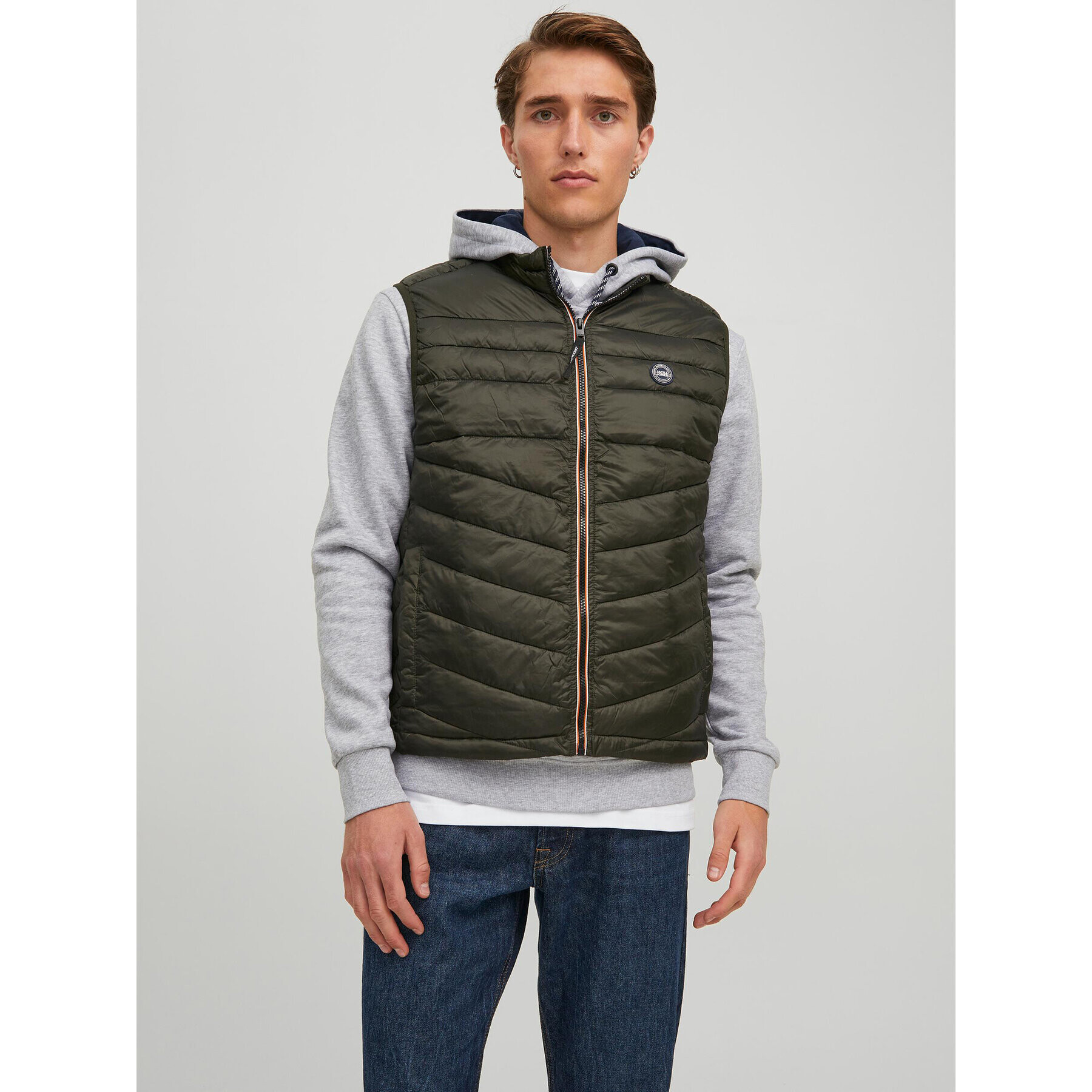 Jack&Jones Mellény Hero 12211790 Zöld Regular Fit - Pepit.hu