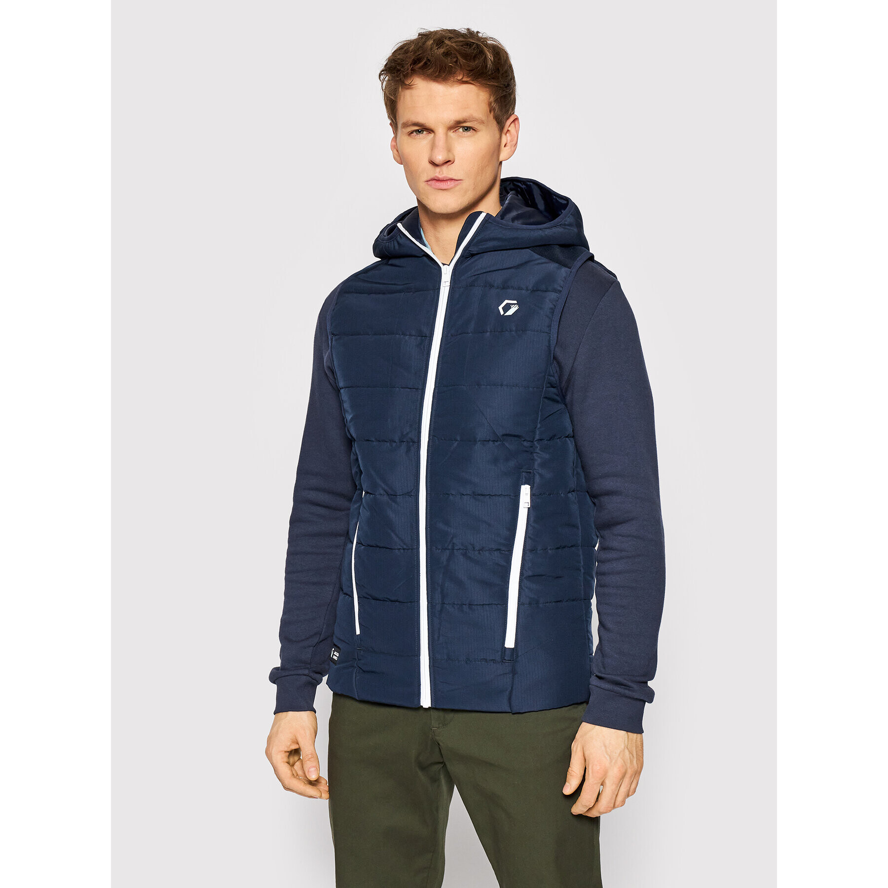 Jack&Jones Mellény Logan 12205613 Sötétkék Regular Fit - Pepit.hu