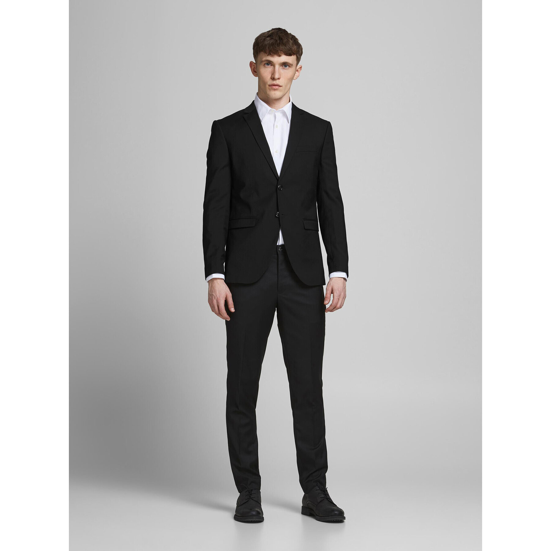 Jack&Jones Öltöny Franco 12181339 Fekete Super Slim Fit - Pepit.hu