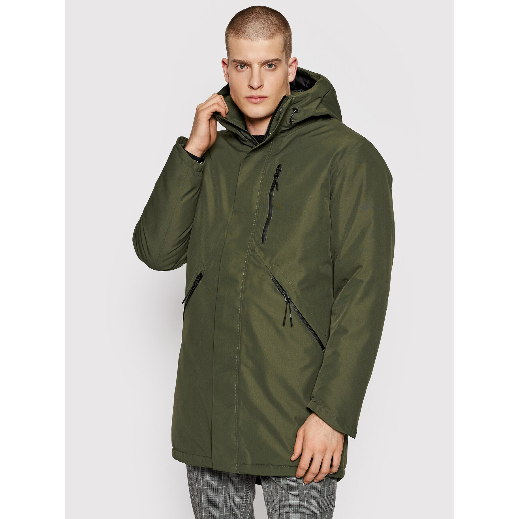 Jack&Jones Parka Northpoint 12190024 Zöld Regular Fit - Pepit.hu