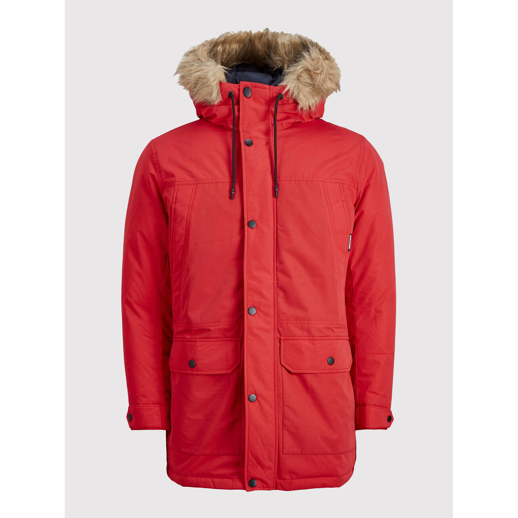 Jack&Jones Parka Winner 12211948 Piros Regular Fit - Pepit.hu