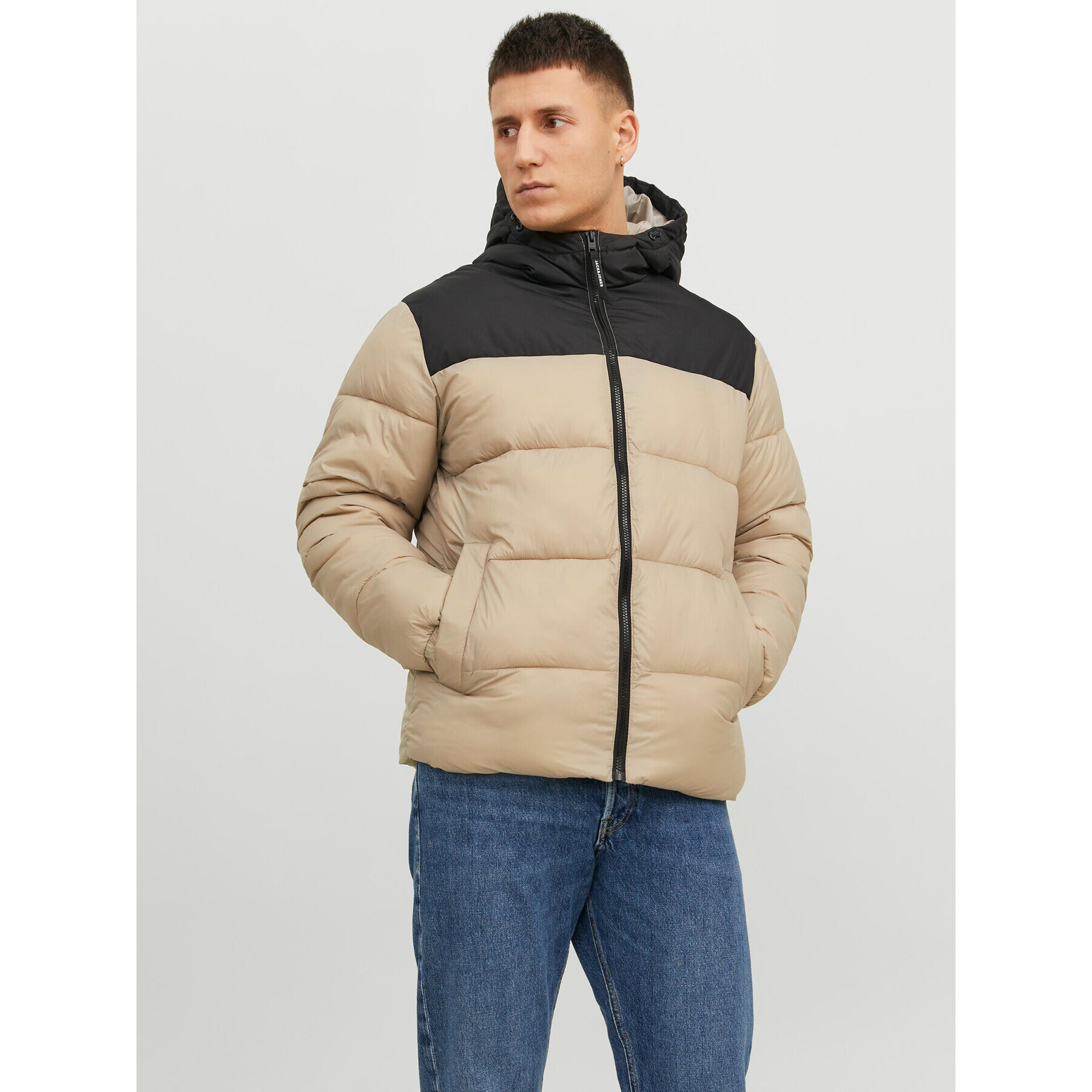 Jack&Jones Pehelykabát 12235859 Bézs Regular Fit - Pepit.hu