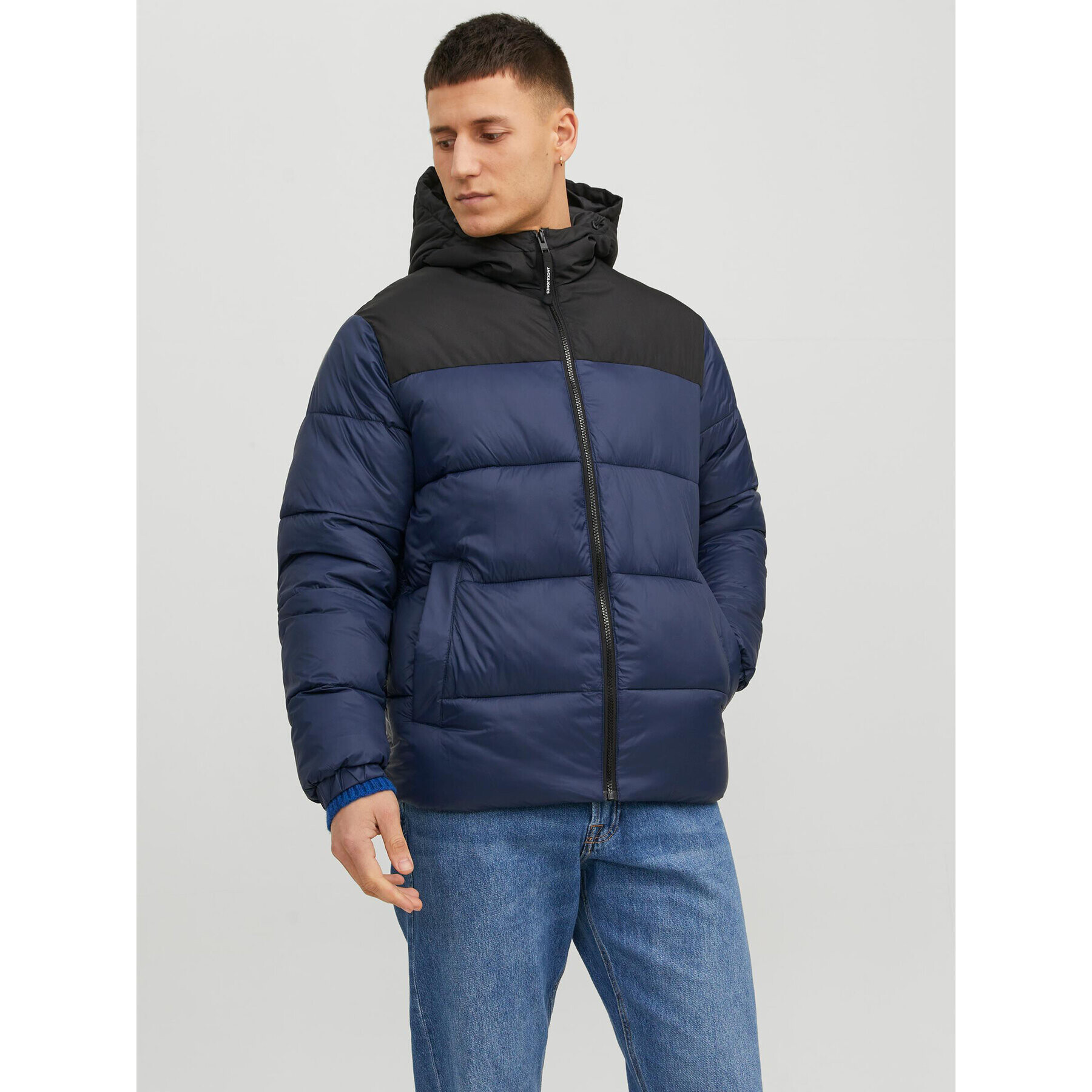 Jack&Jones Pehelykabát 12235859 Sötétkék Regular Fit - Pepit.hu