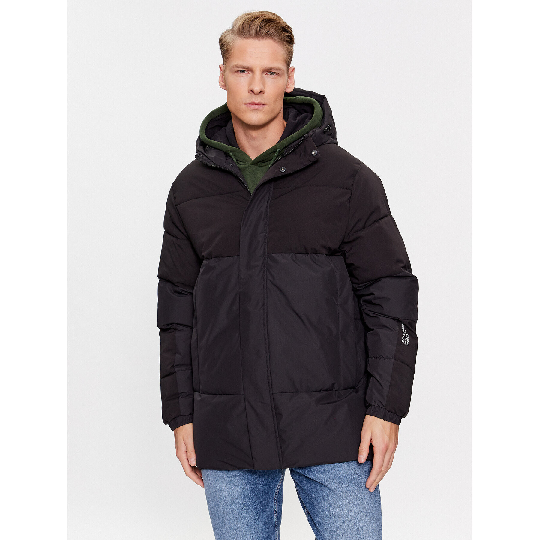 Jack&Jones Pehelykabát 12235870 Fekete Regular Fit - Pepit.hu