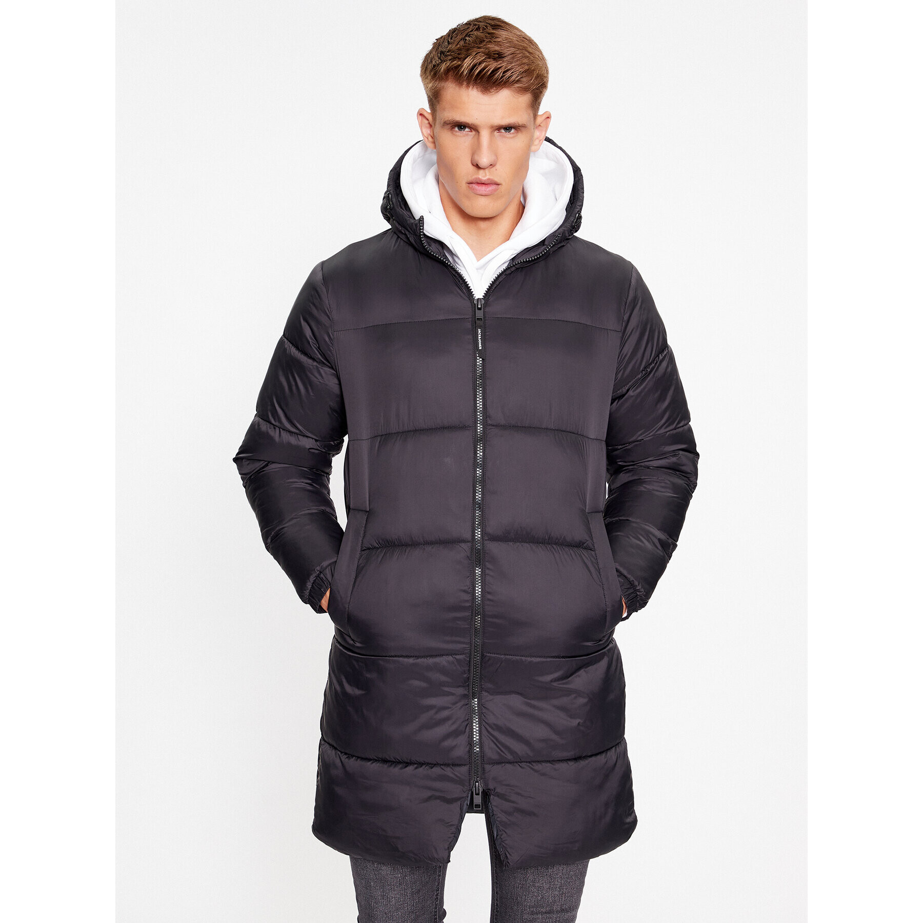 Jack&Jones Pehelykabát 12236052 Fekete Regular Fit - Pepit.hu