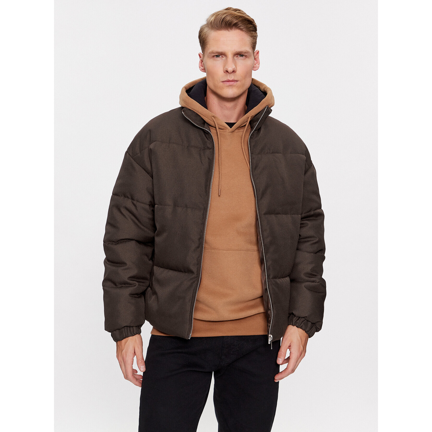 Jack&Jones Pehelykabát 12236056 Barna Regular Fit - Pepit.hu