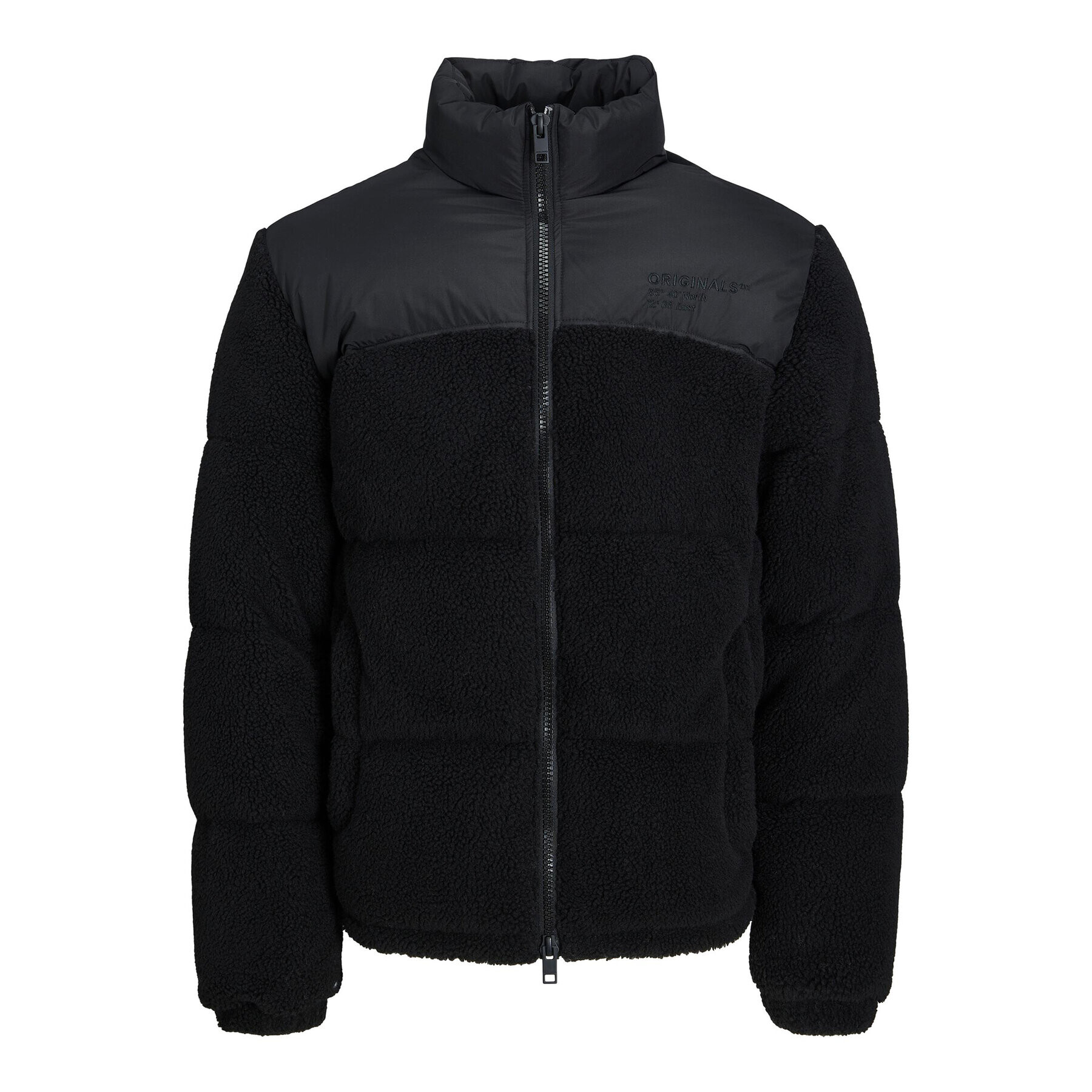 Jack&Jones Pehelykabát 12246685 Fekete Regular Fit - Pepit.hu