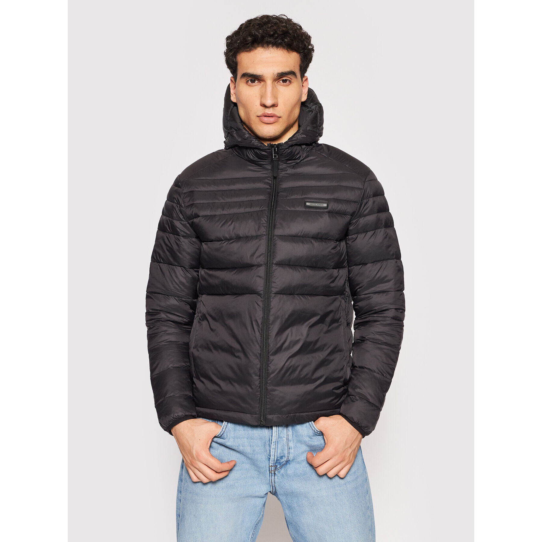 Jack&Jones Pehelykabát Ace 12189882 Fekete Regular Fit - Pepit.hu