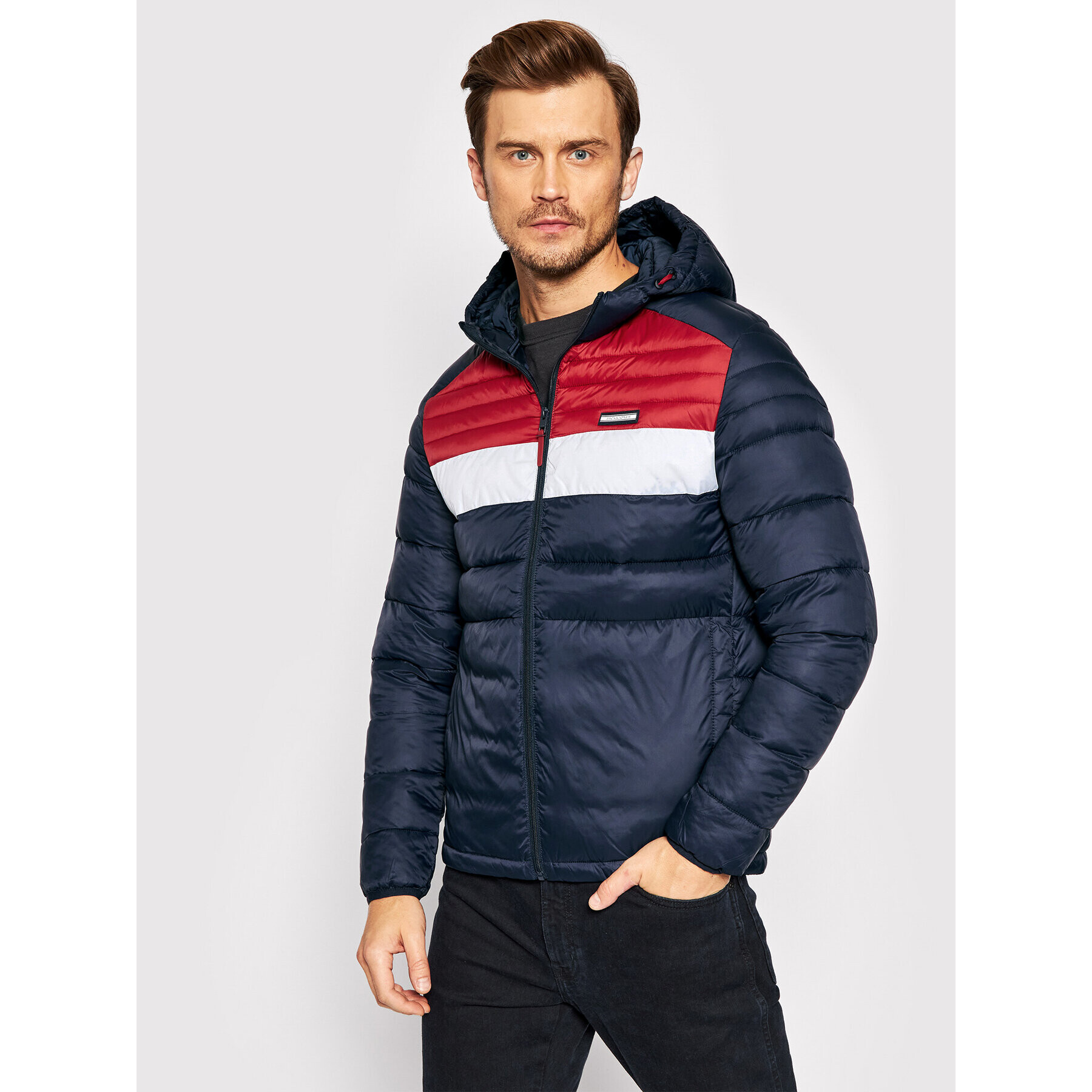 Jack&Jones Pehelykabát Ace 12189882 Sötétkék Regular Fit - Pepit.hu