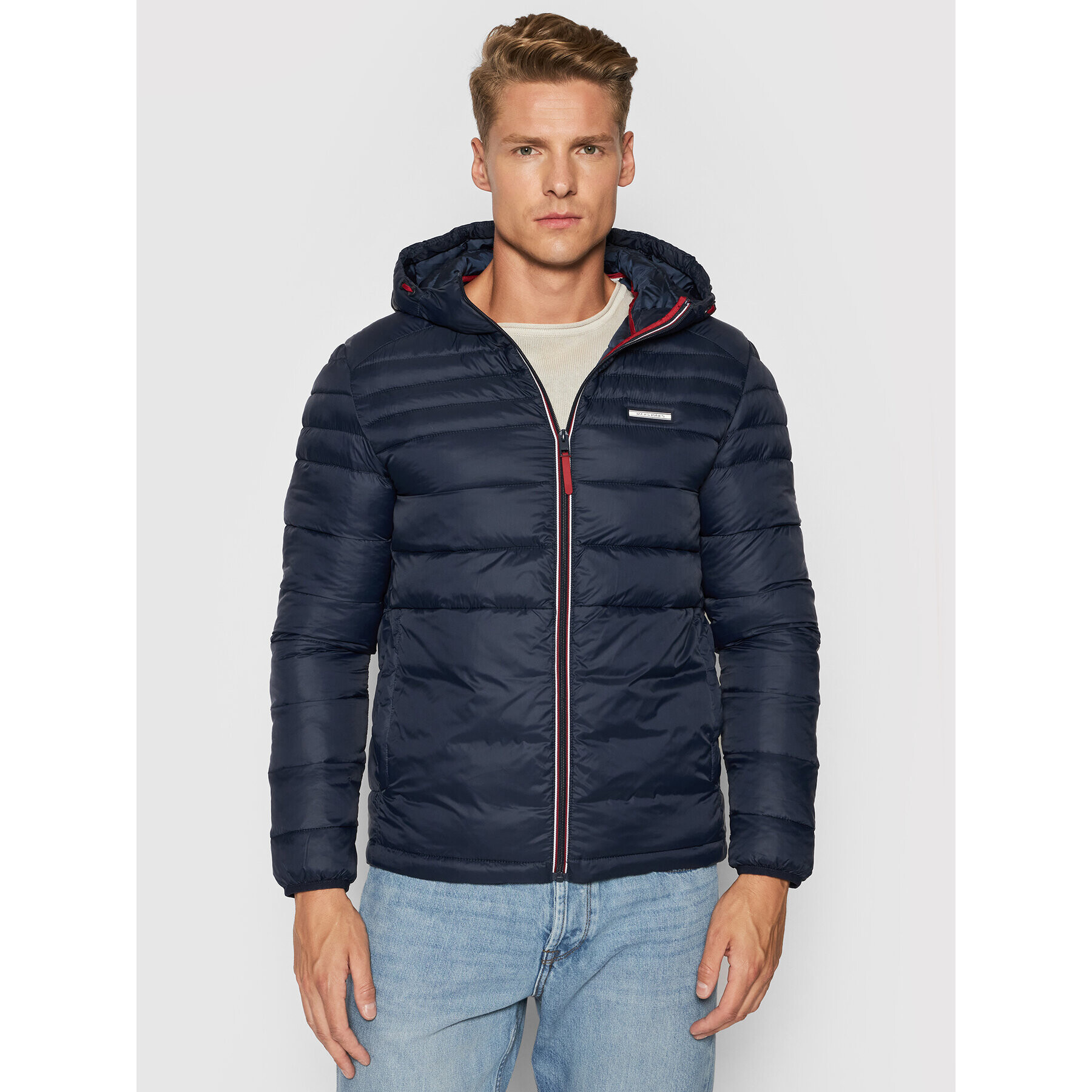 Jack&Jones Pehelykabát Ace 12189882 Sötétkék Regular Fit - Pepit.hu