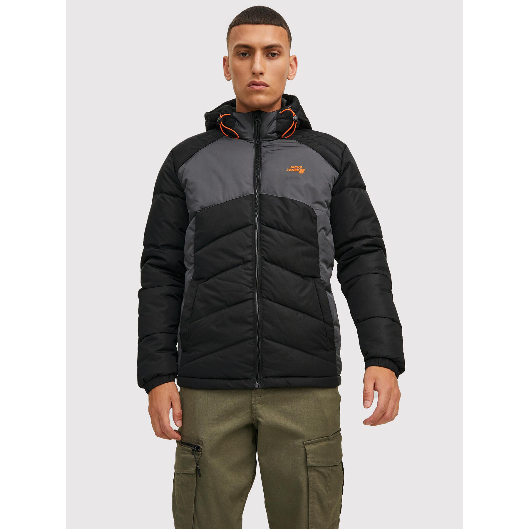 Jack&Jones Pehelykabát Block 12215950 Szürke Regular Fit - Pepit.hu