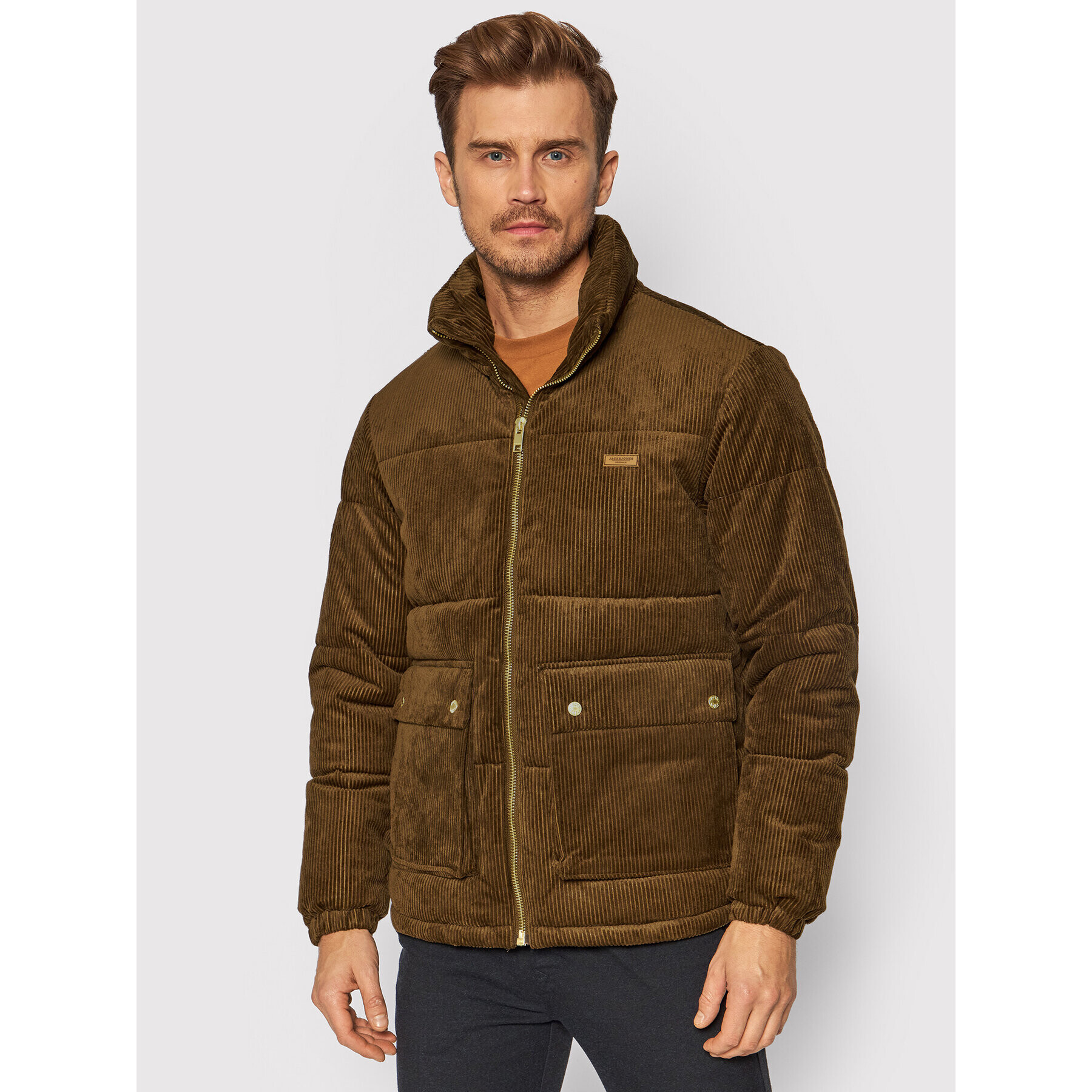 Jack&Jones Pehelykabát Caden 12198180 Barna Regular Fit - Pepit.hu