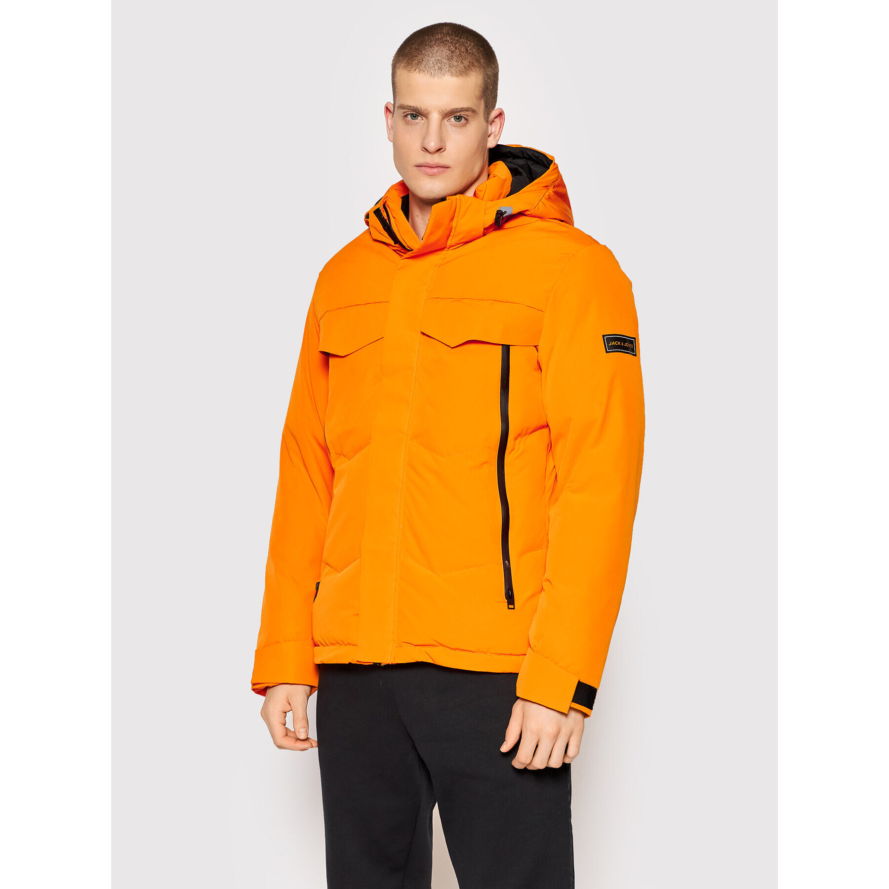 Jack&Jones Pehelykabát Conrad 12193193 Narancssárga Regular Fit - Pepit.hu