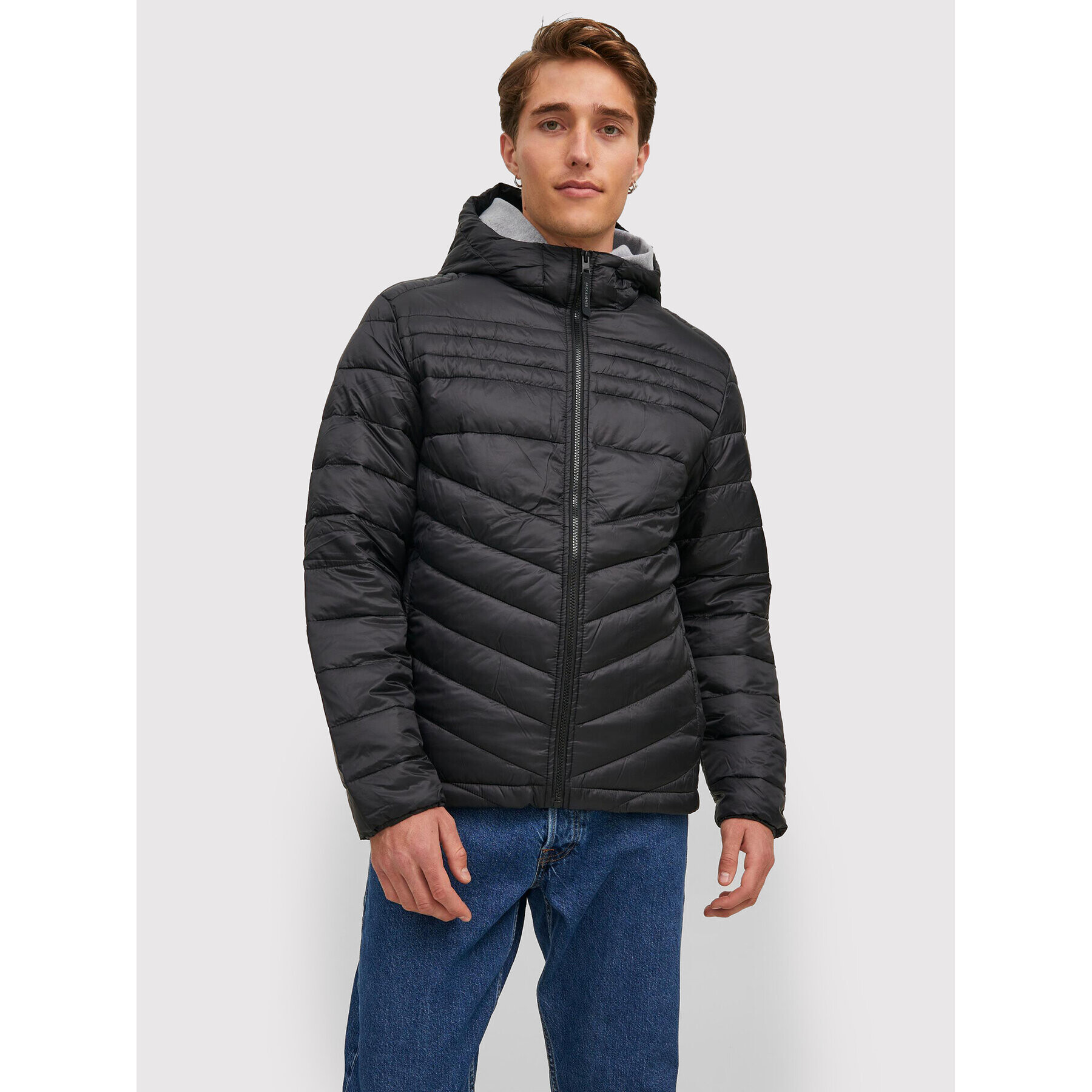 Jack&Jones Pehelykabát Hero 12211785 Fekete Regular Fit - Pepit.hu