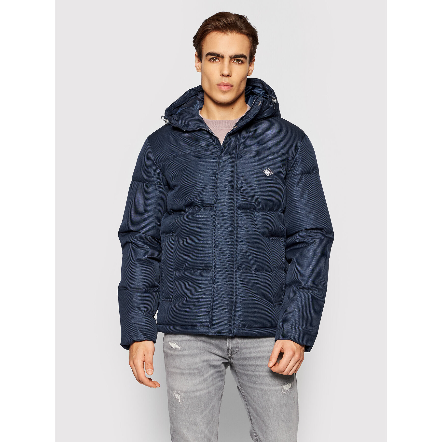 Jack&Jones Pehelykabát Newport 12192676 Sötétkék Regular Fit - Pepit.hu