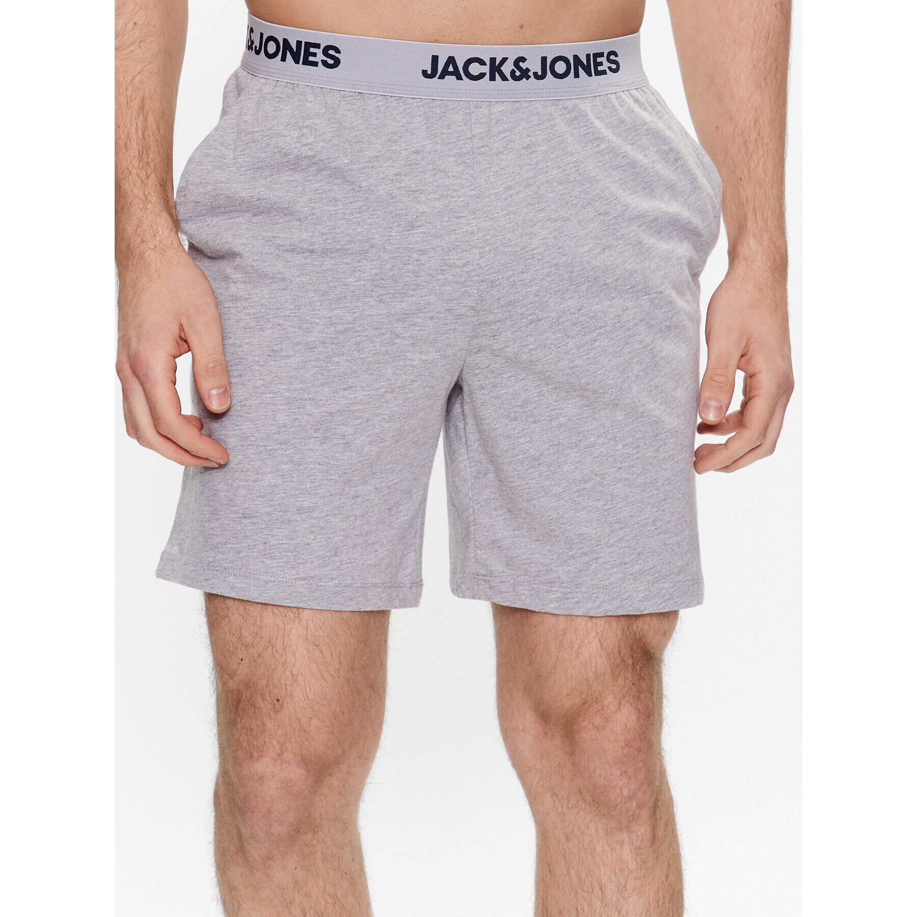 Jack&Jones Rövid pizsama nadrág Aaron 12224914 Szürke Regular Fit - Pepit.hu