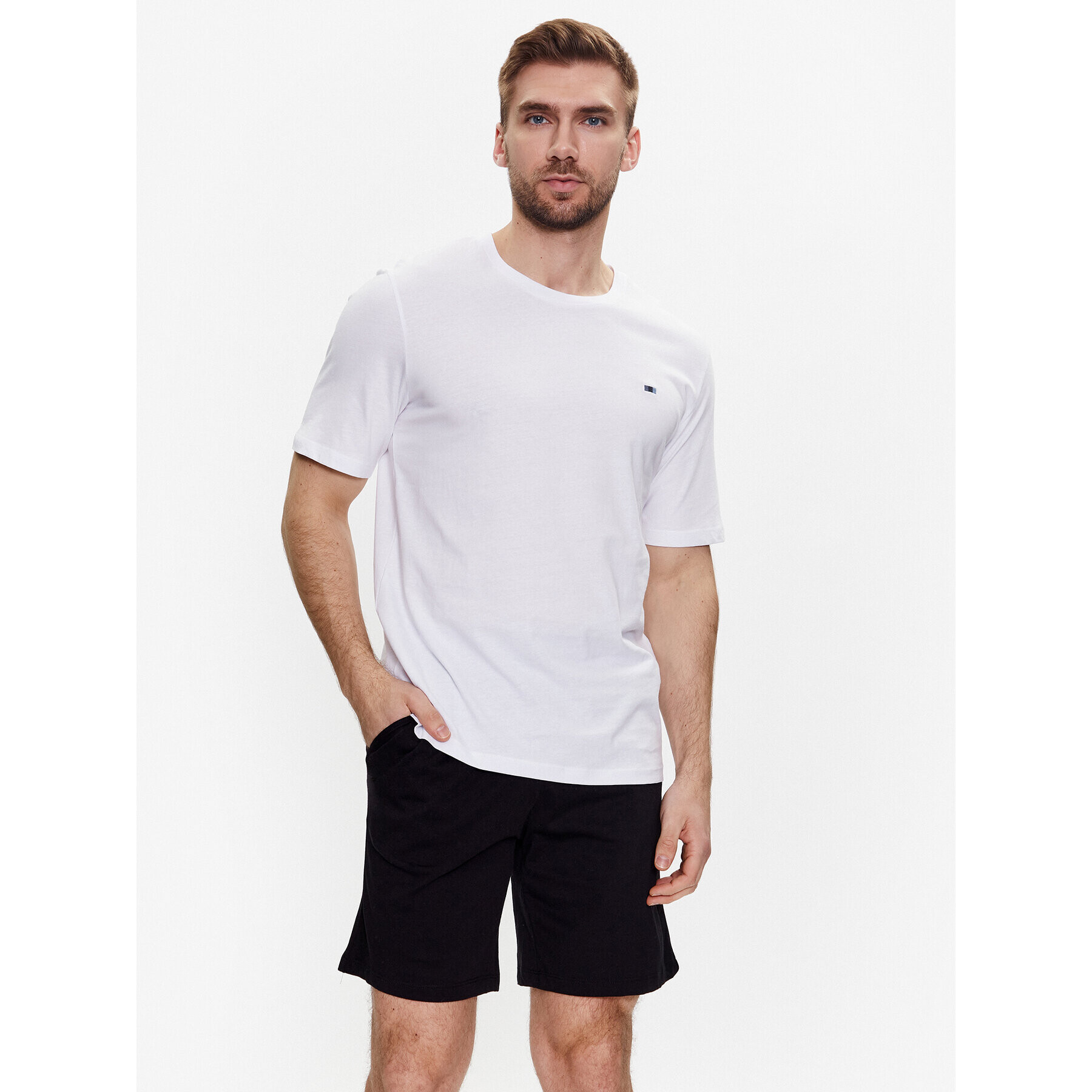 Jack&Jones Pizsama Austin 12236695 Fehér Standard Fit - Pepit.hu