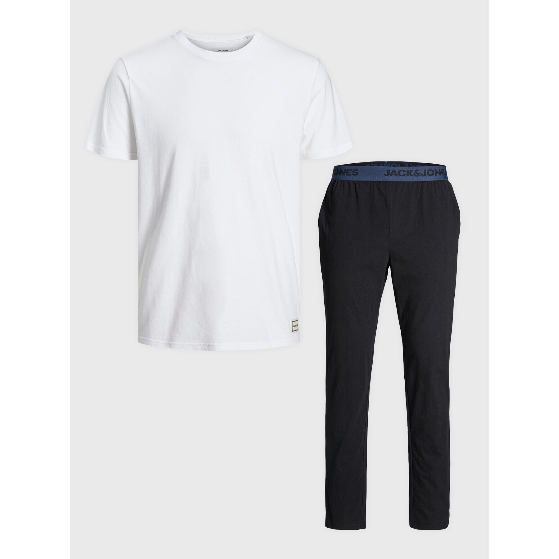 Jack&Jones Pizsama Basic 12221859 Fehér Regular Fit - Pepit.hu