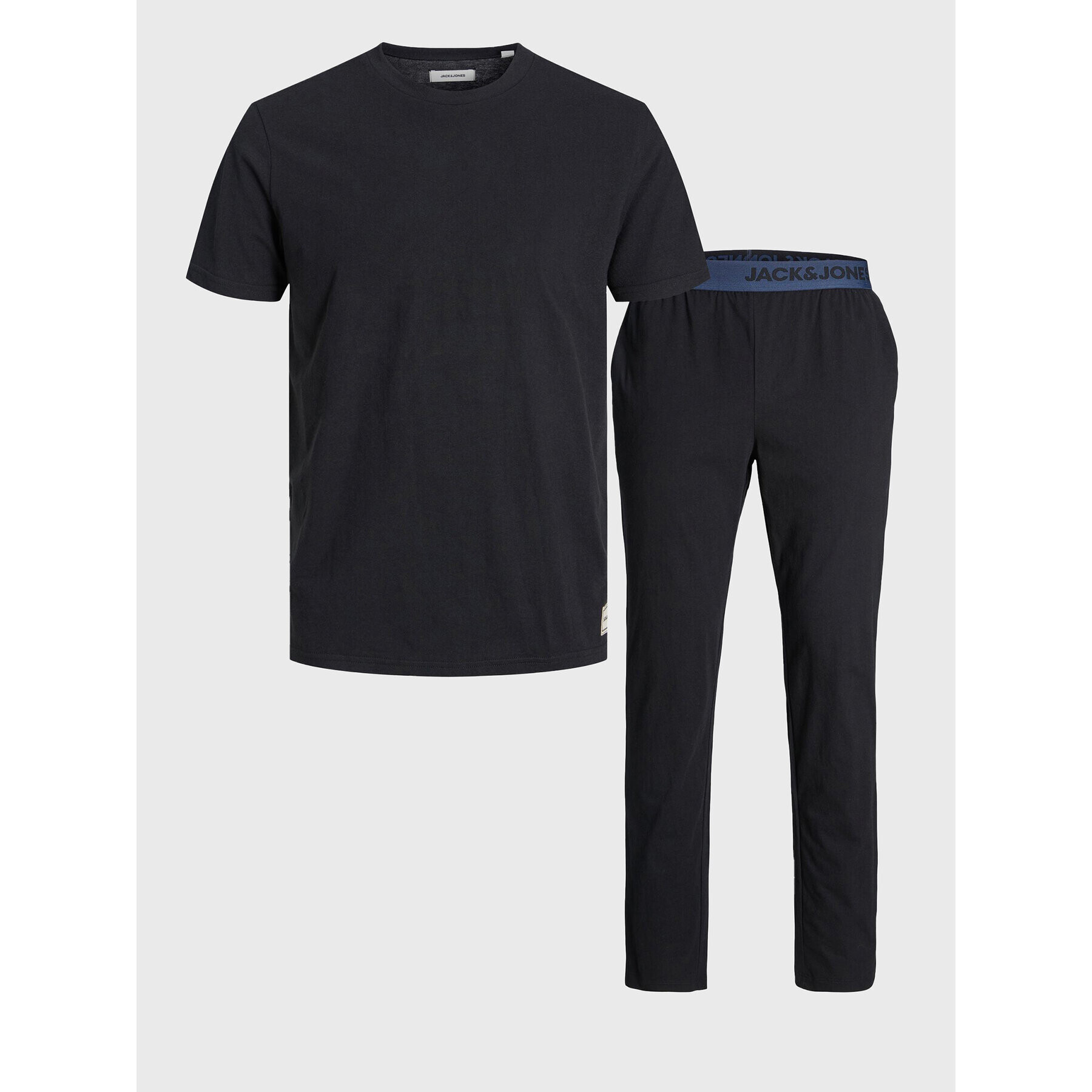 Jack&Jones Pizsama Basic 12221859 Fekete Regular Fit - Pepit.hu