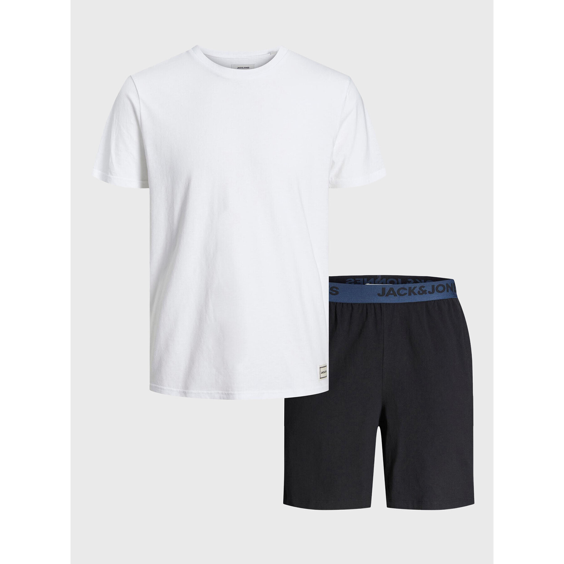 Jack&Jones Pizsama Basic 12221863 Fehér Regular Fit - Pepit.hu