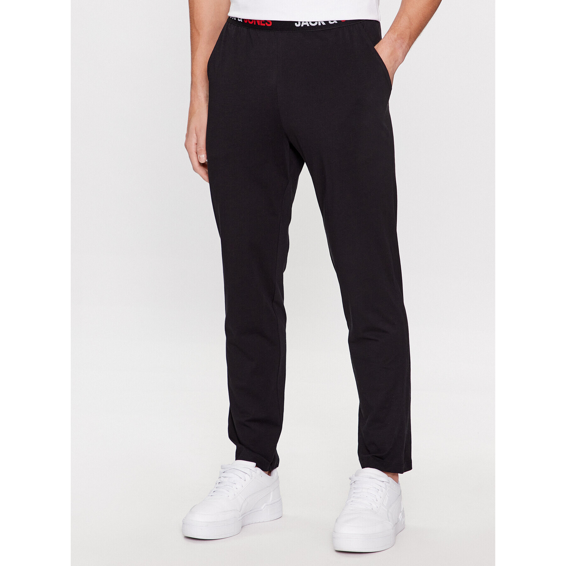 Jack&Jones Pizsama nadrág 12244401 Fekete Regular Fit - Pepit.hu