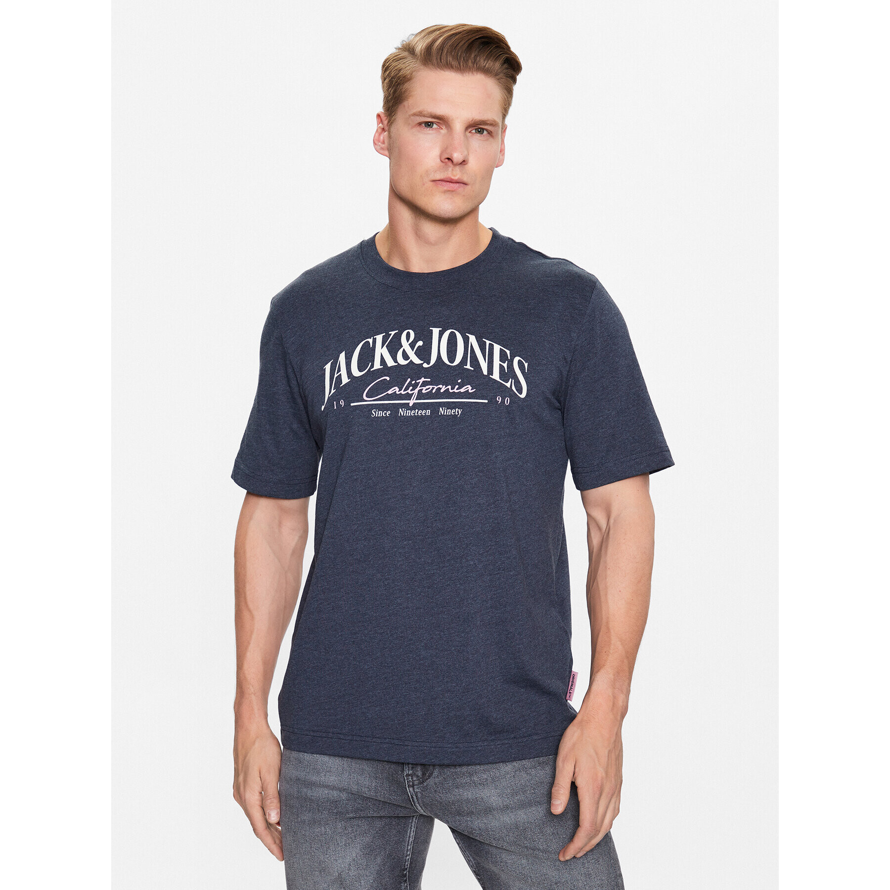 Jack&Jones Póló 12234267 Sötétkék Standard Fit - Pepit.hu