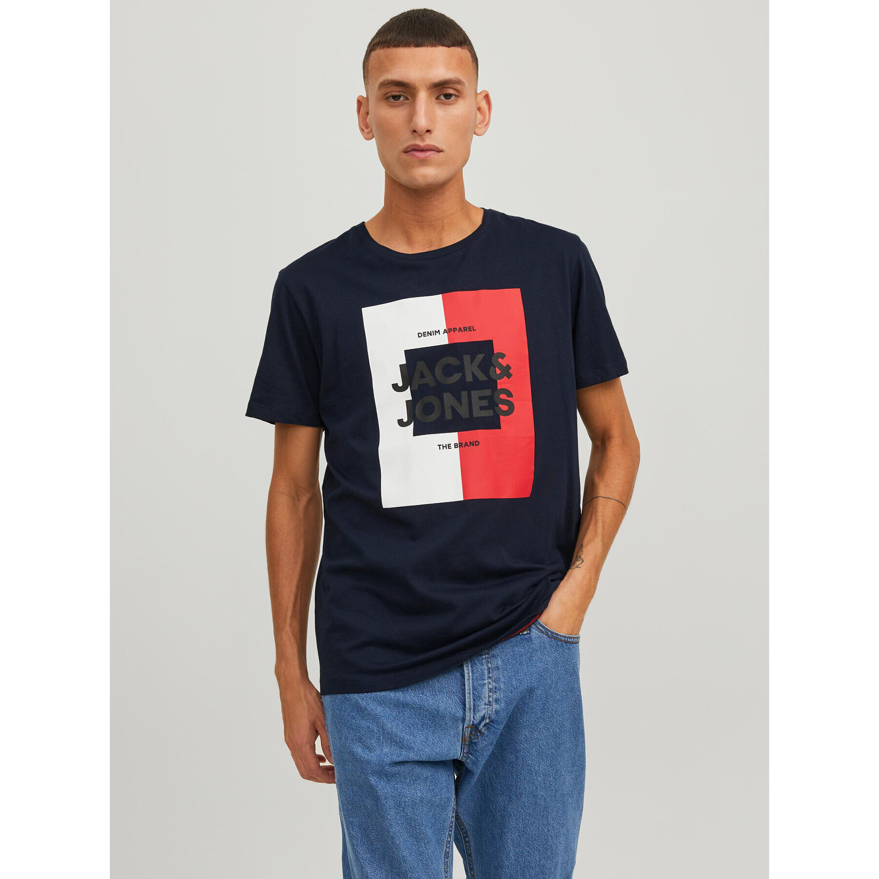 Jack&Jones Póló 12235179 Sötétkék Regular Fit - Pepit.hu