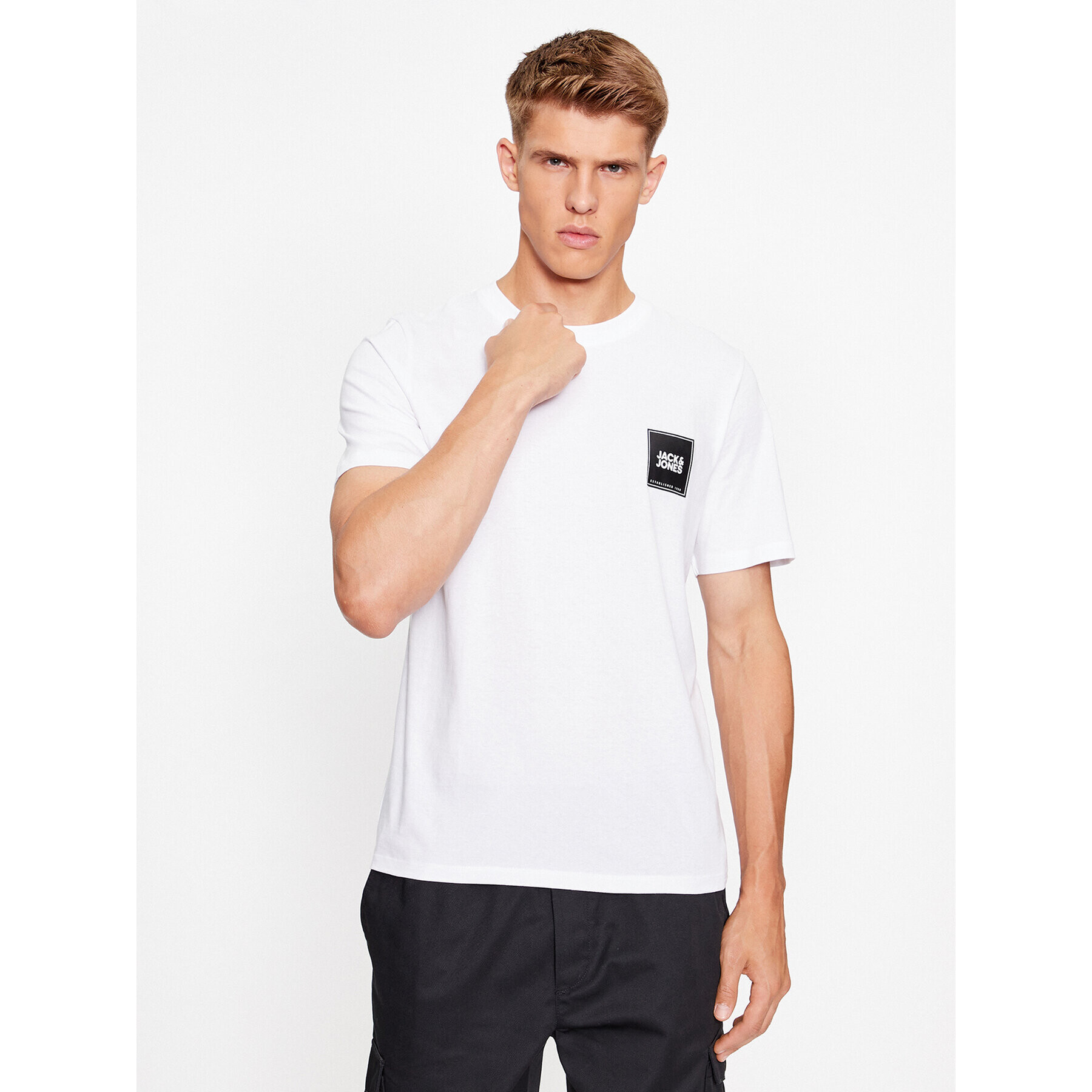 Jack&Jones Póló 12252004 Fehér Regular Fit - Pepit.hu