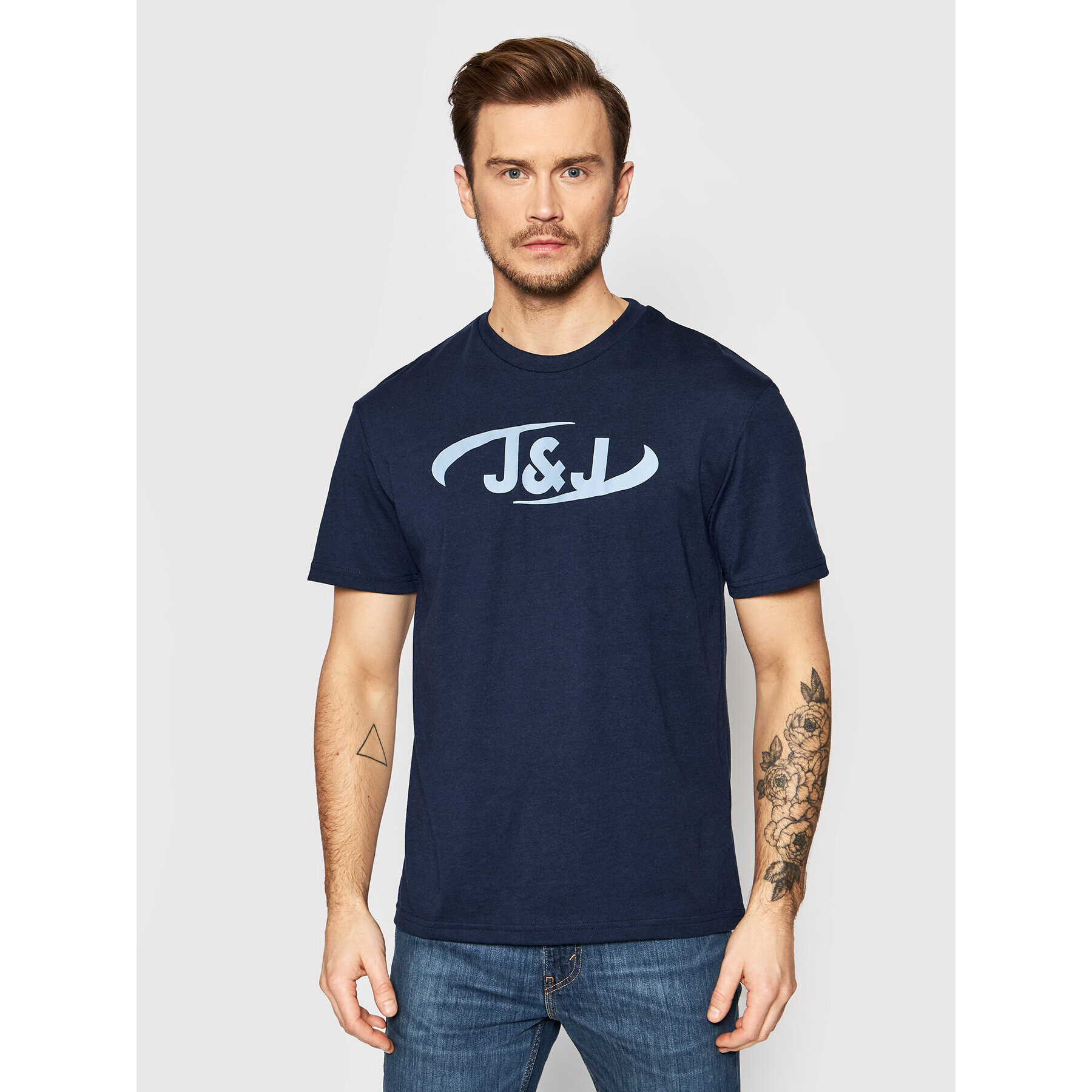 Jack&Jones Póló Air 12205220 Sötétkék Relaxed Fit - Pepit.hu