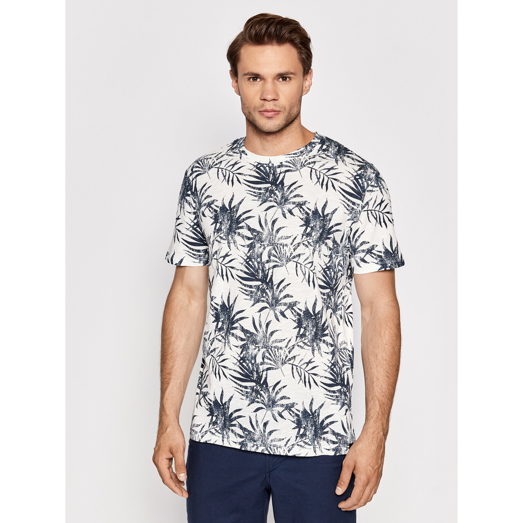 Jack&Jones Póló Bloomer 12205772 Fehér Regular Fit - Pepit.hu