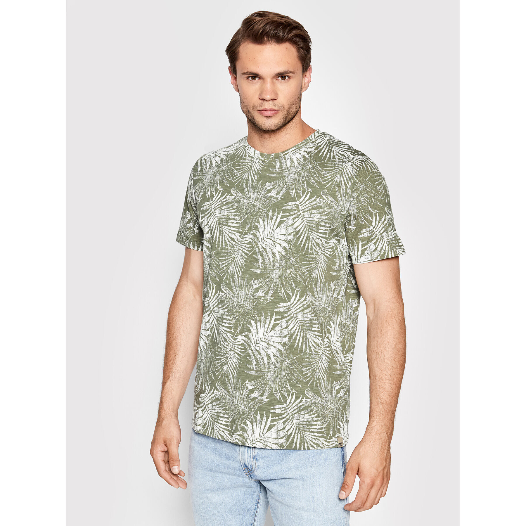 Jack&Jones Póló Bloomer 12205772 Zöld Standard Fit - Pepit.hu