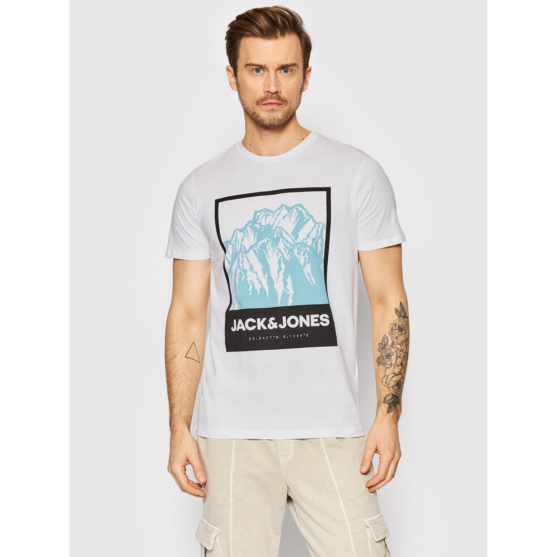 Jack&Jones Póló Booster 12209200 Fehér Regular Fit - Pepit.hu