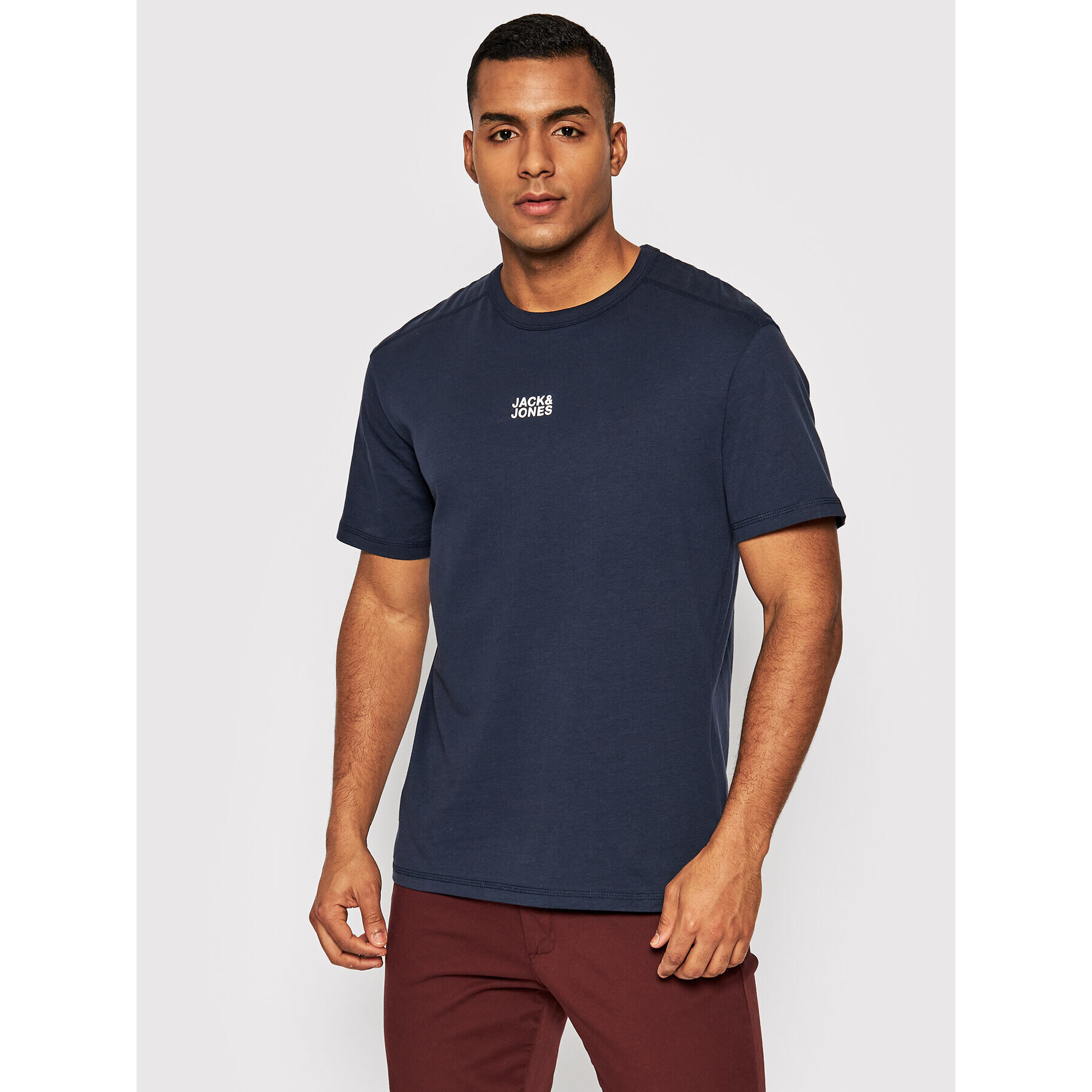 Jack&Jones Póló Classic 12193490 Sötétkék Relaxed Fit - Pepit.hu