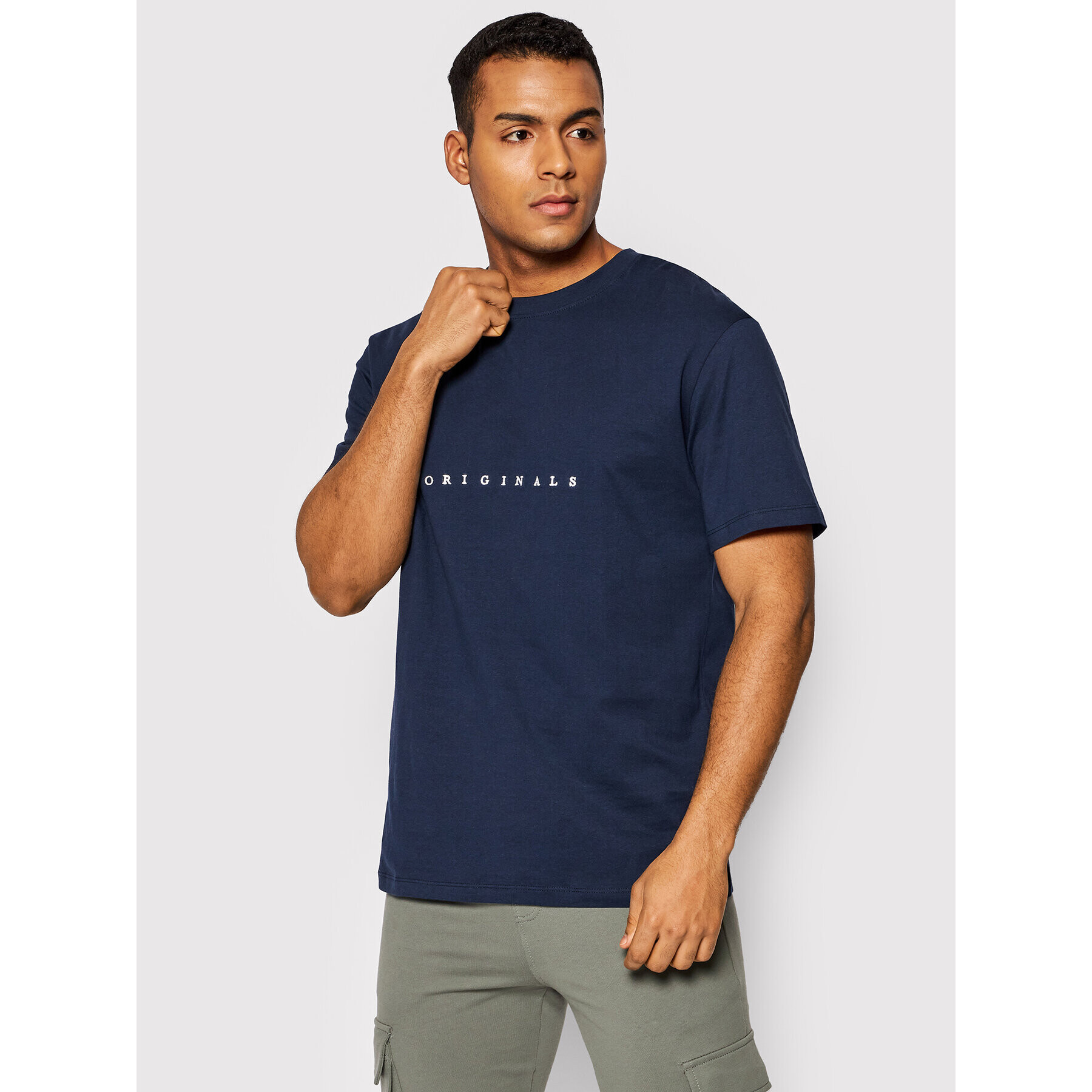 Jack&Jones Póló Copenhagen 12176780 Sötétkék Relaxed Fit - Pepit.hu