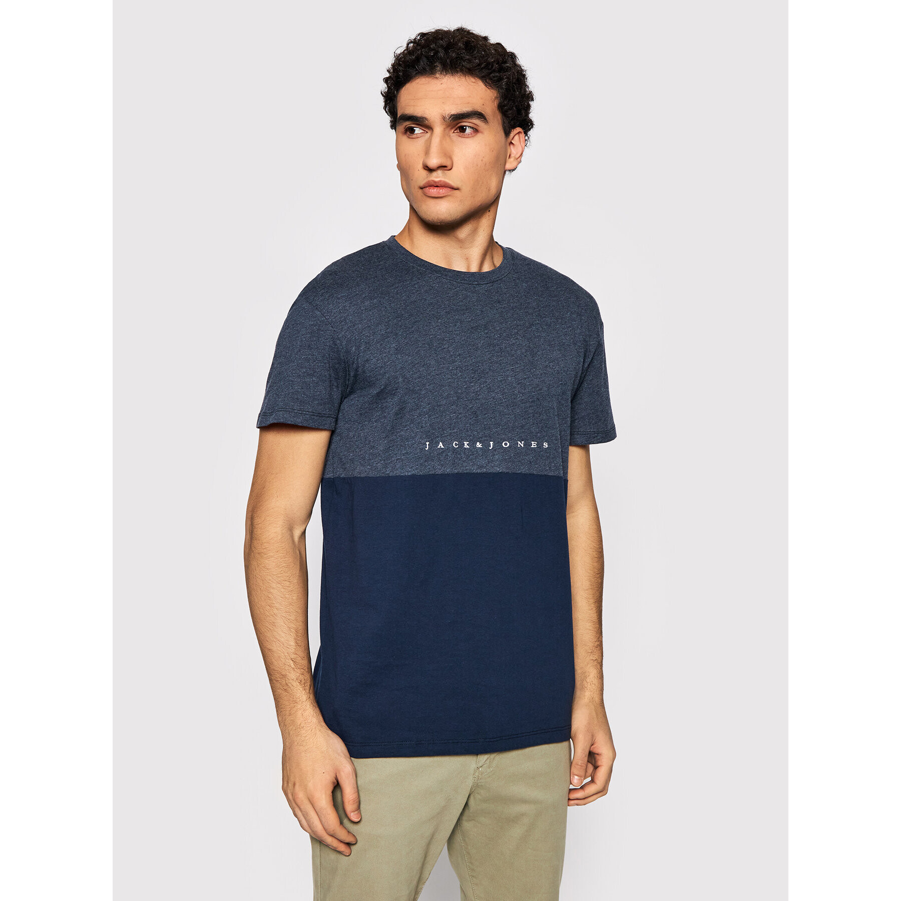 Jack&Jones Póló Copenhagen 12205182 Sötétkék Relaxed Fit - Pepit.hu