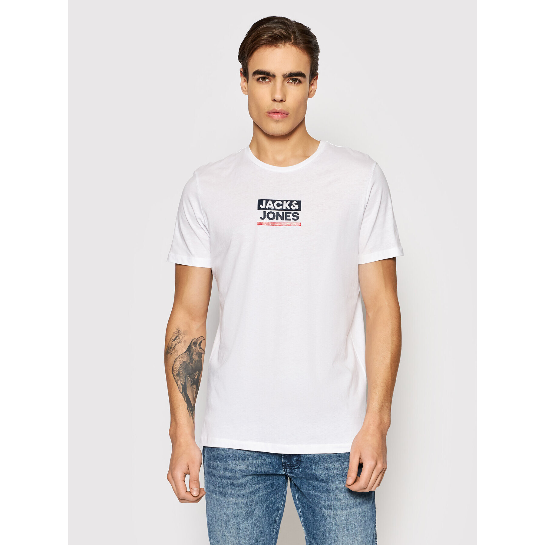 Jack&Jones Póló Delfield 12198089 Fehér Regular Fit - Pepit.hu