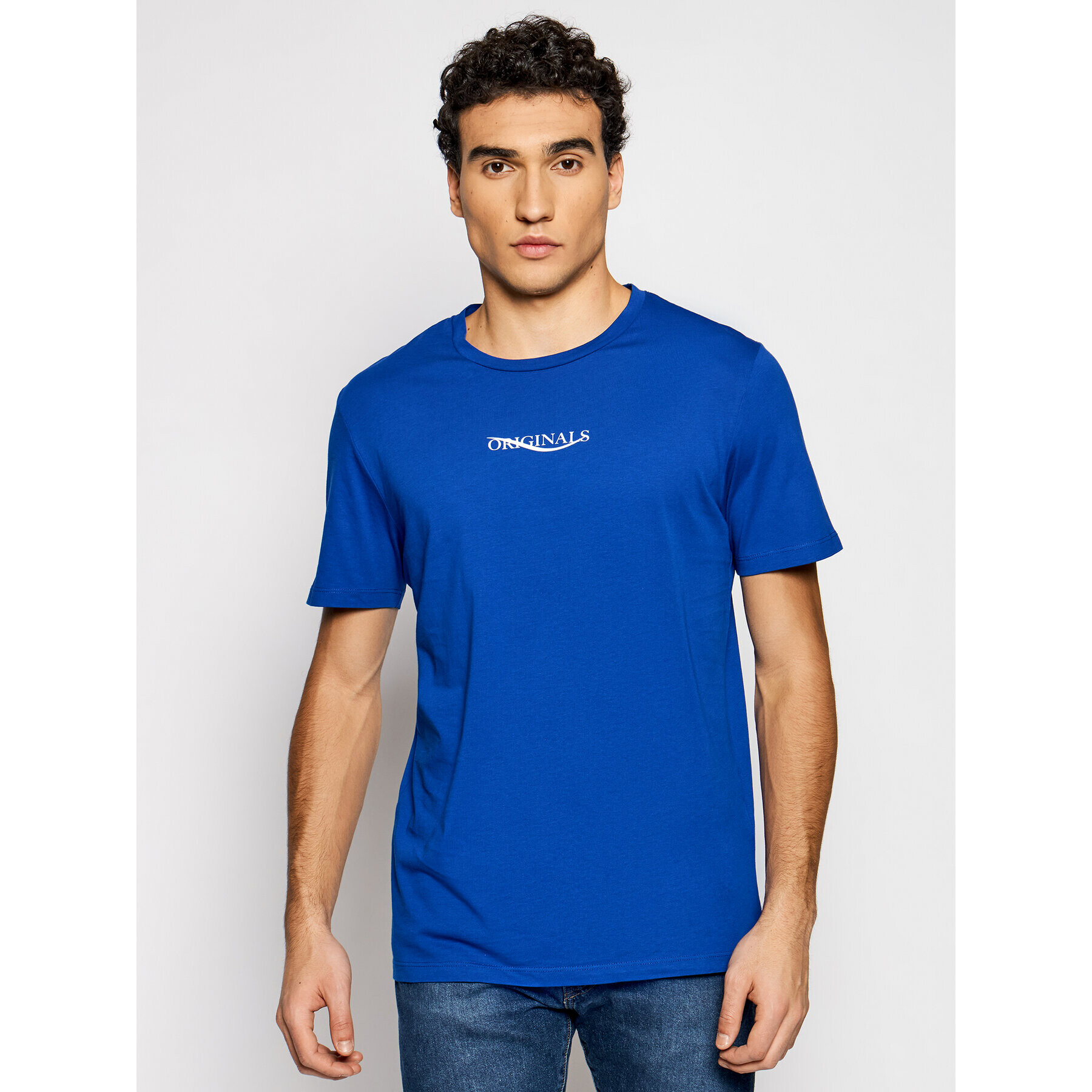 Jack&Jones Póló Elias 12195572 Sötétkék Regular Fit - Pepit.hu