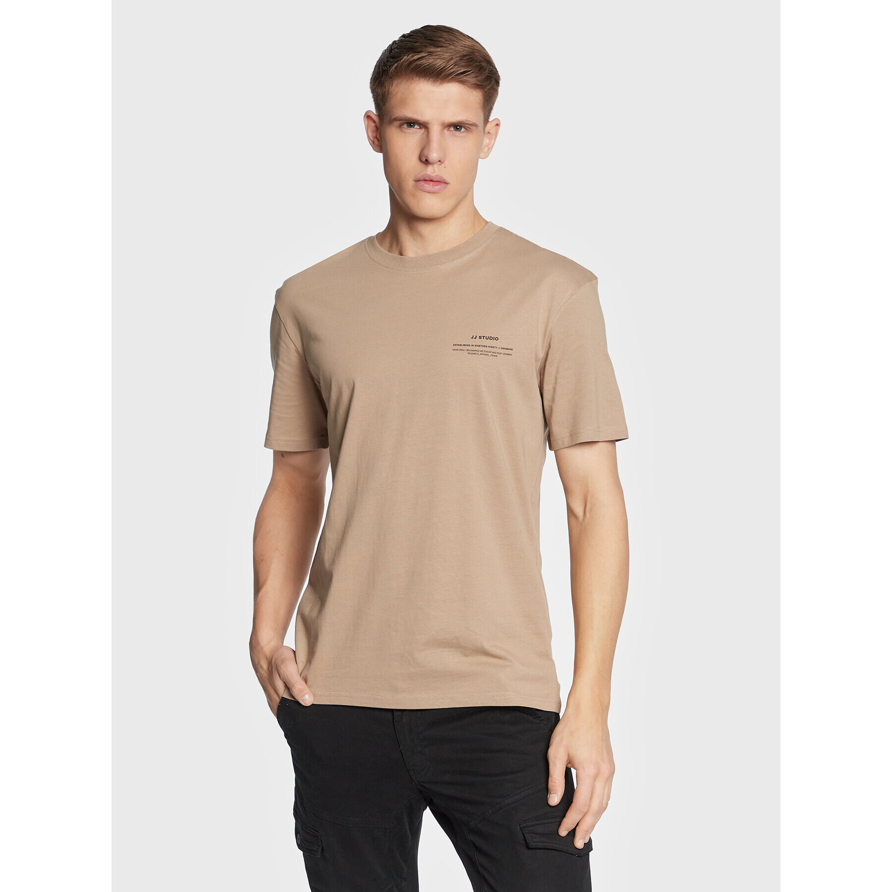 Jack&Jones Póló Felix 12224600 Bézs Regular Fit - Pepit.hu