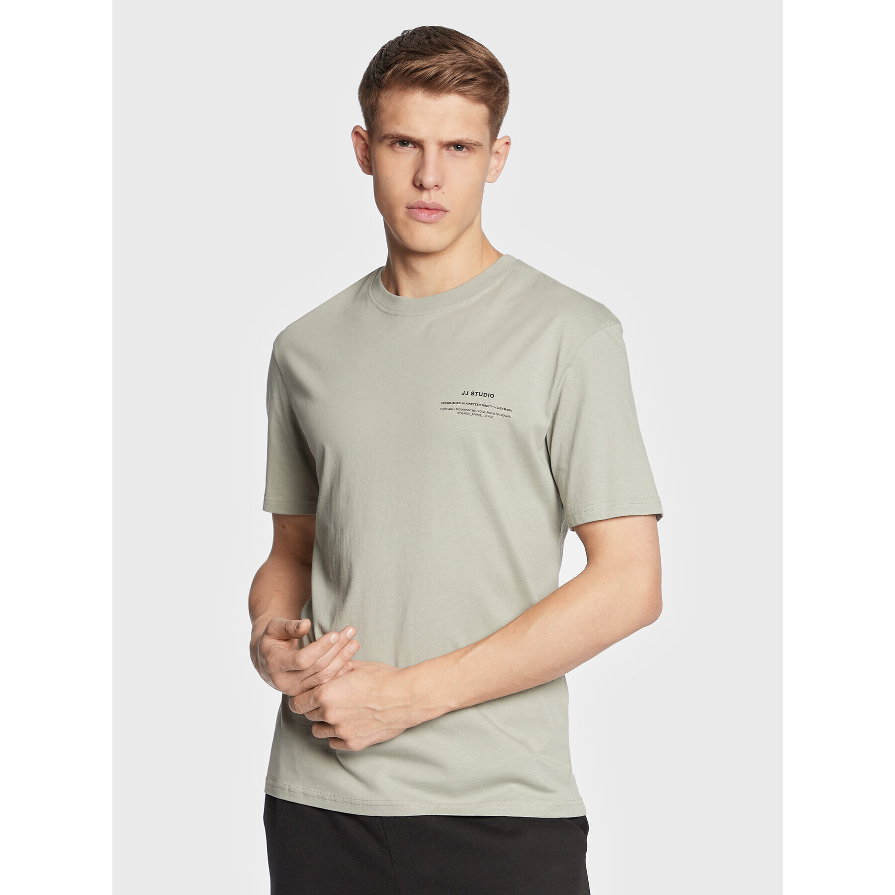 Jack&Jones Póló Felix 12224600 Zöld Regular Fit - Pepit.hu