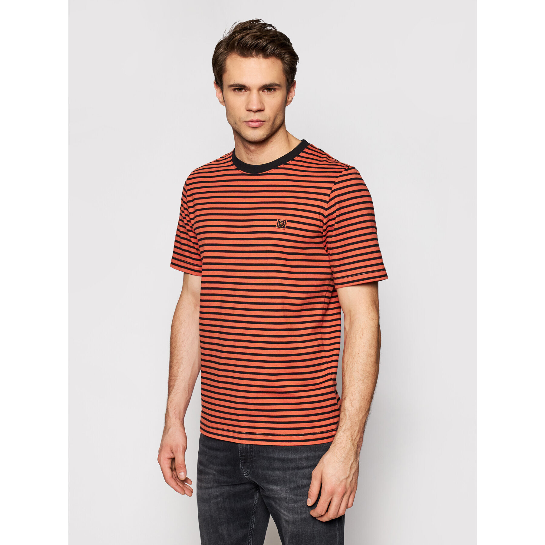 Jack&Jones Póló Jprblastudio 12188043 Narancssárga Regular Fit - Pepit.hu