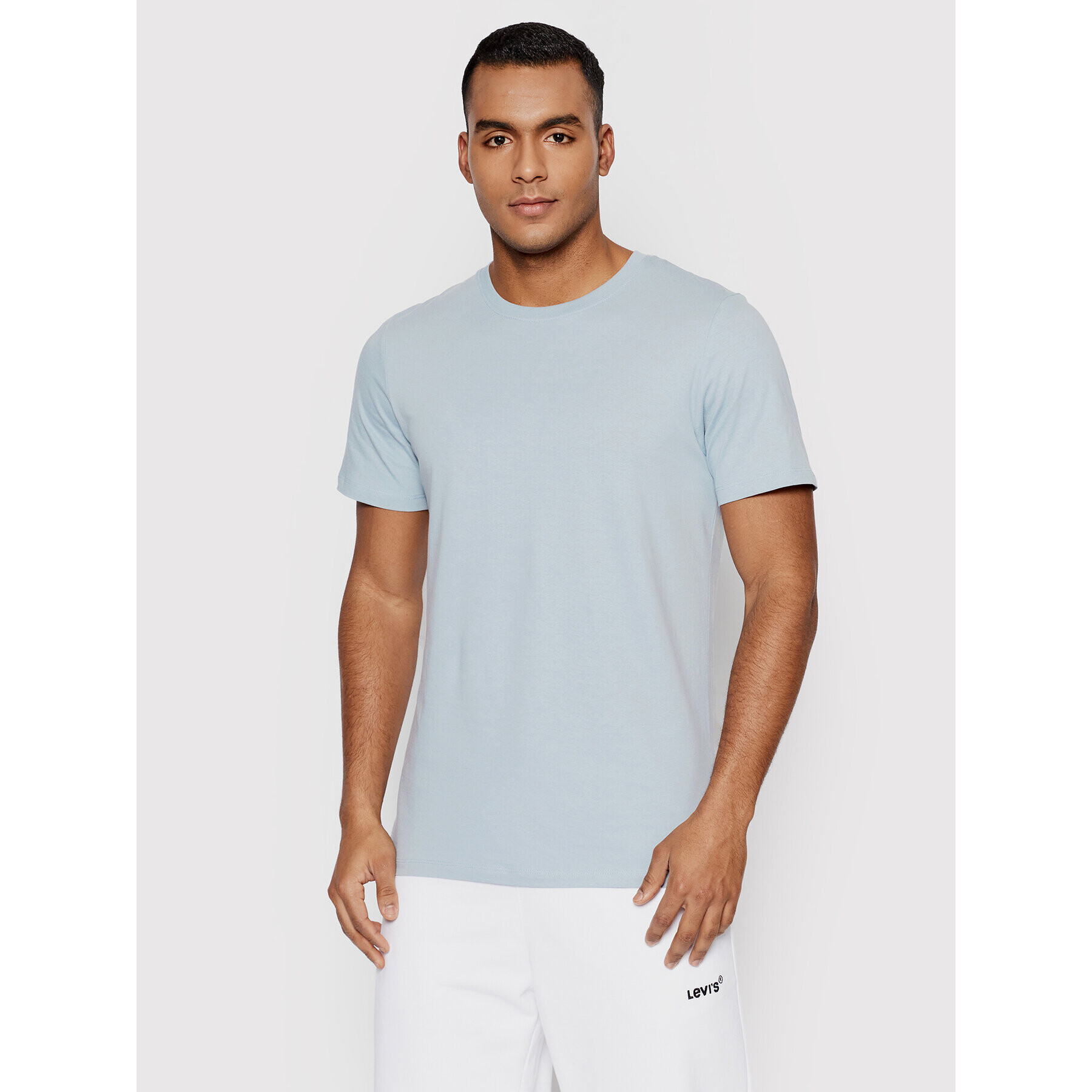 Jack&Jones Póló Organic Basic 12156101 Kék Slim Fit - Pepit.hu