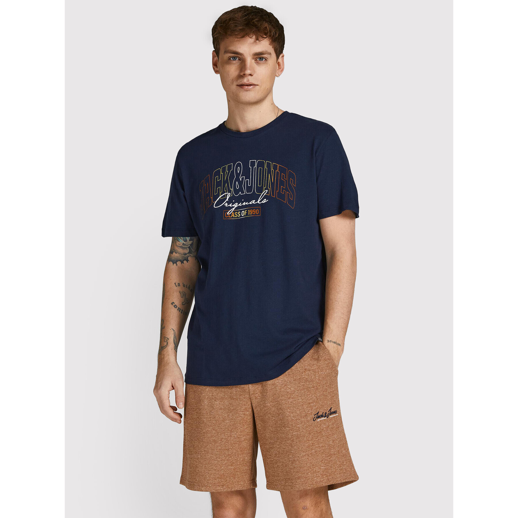 Jack&Jones Póló Penny 12207694 Sötétkék Regular Fit - Pepit.hu