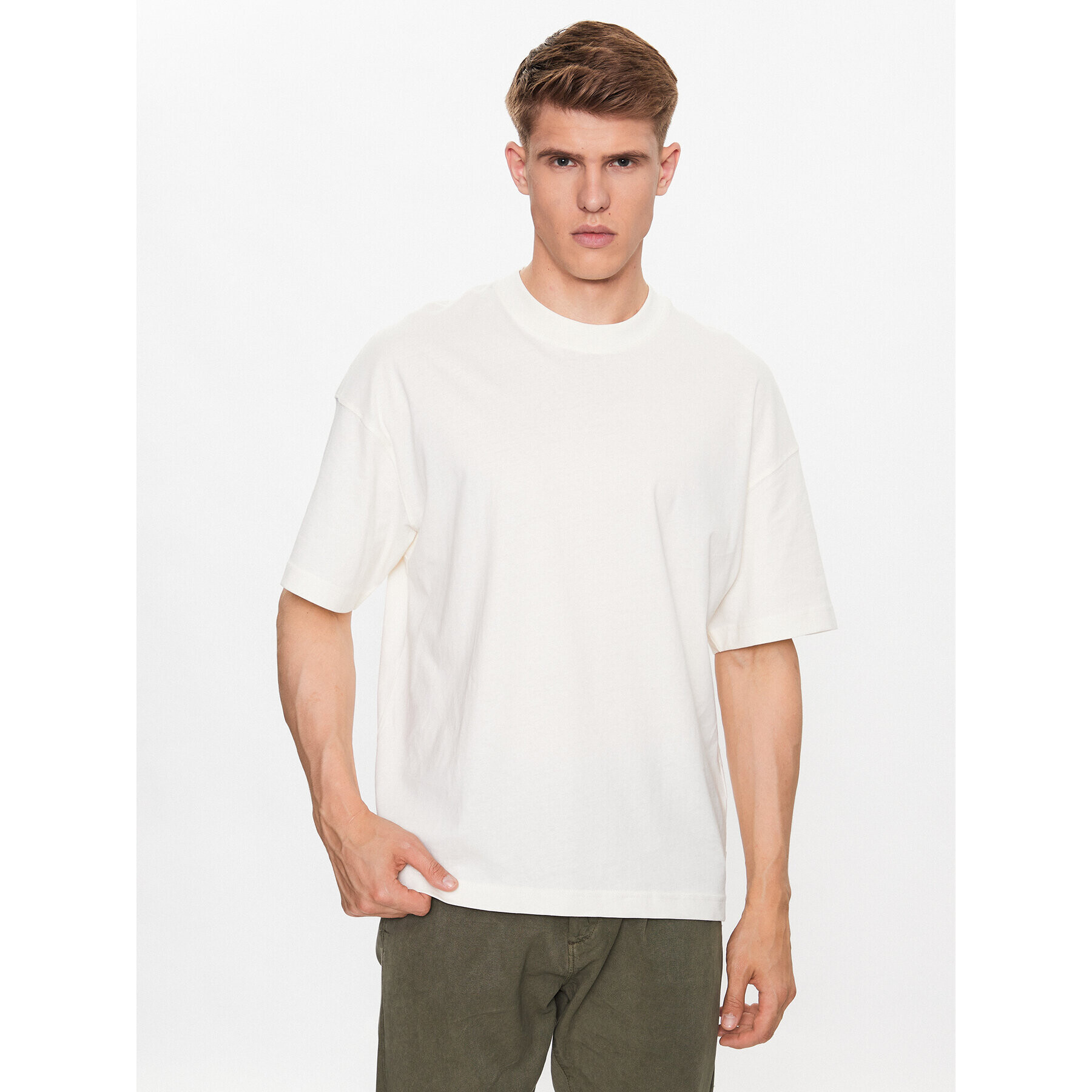 Jack&Jones Póló Pure 12235300 Fehér Volume Fit - Pepit.hu